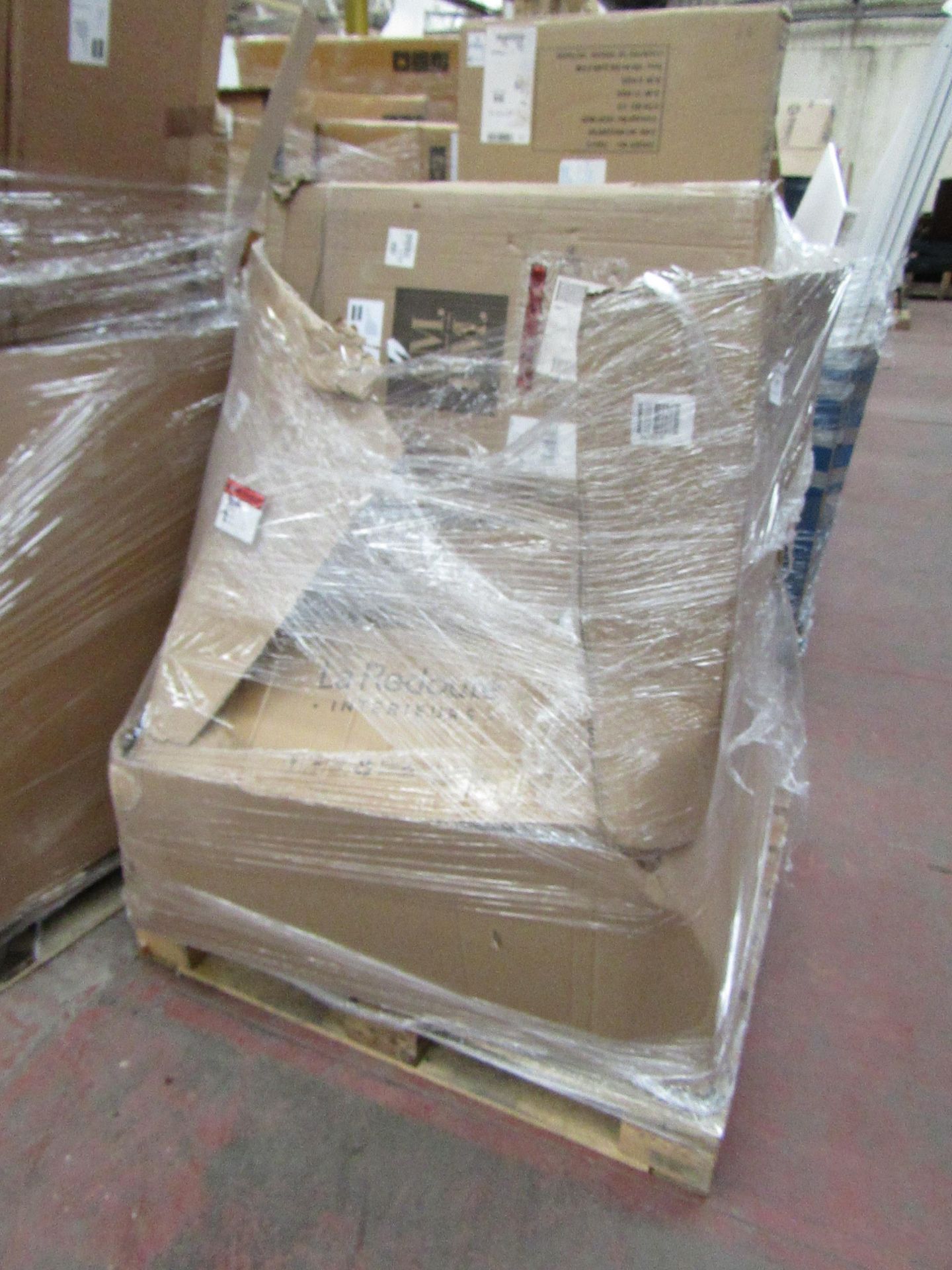 | 1X | PALLET OF LA REDOUTE B.E.R FURNITURE, UNMANIFESTED, TYPICAL ITEMS INCLUDE SIDE BOARDS AND