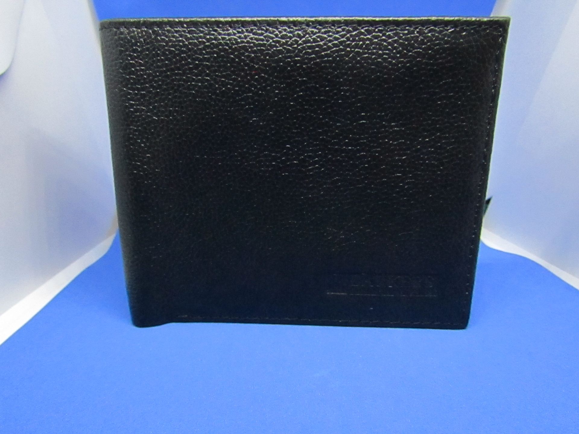 Barkers of Kensington Limited edition Black leather wallet, new.