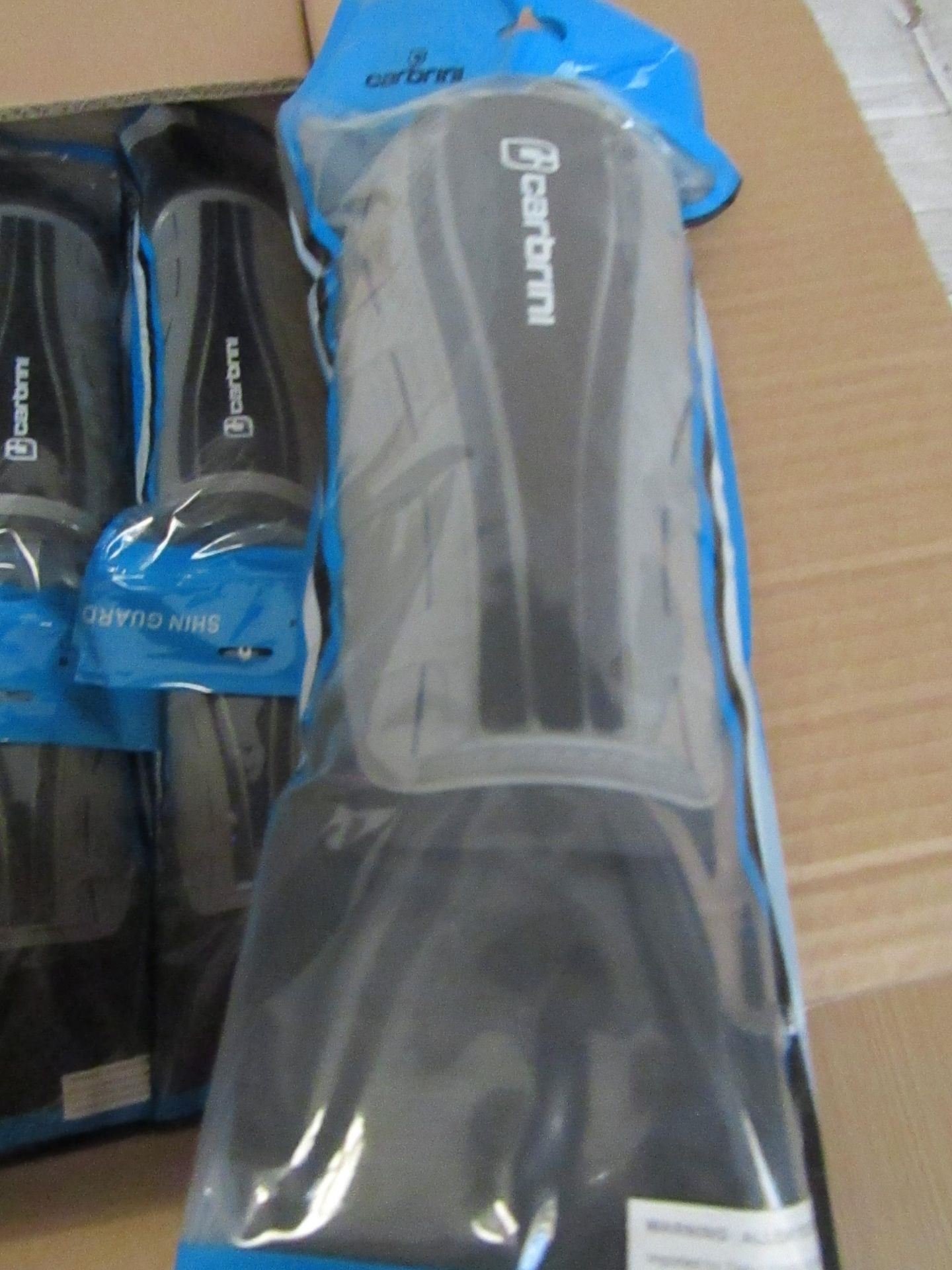3x Carbrini - Adult Shin Guards - New & Packaged.
