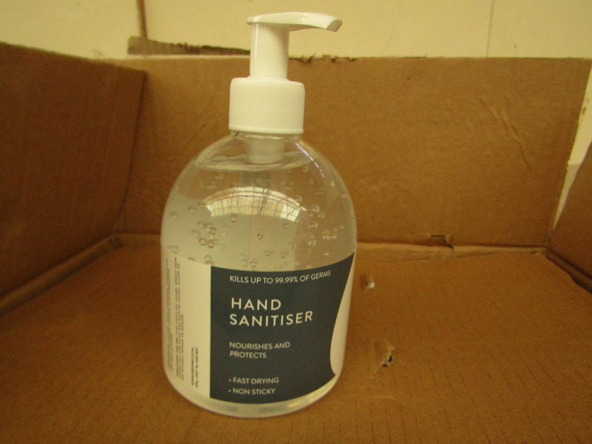 6 x 500ml Hand Sanitisers in Pump Bottles. New.