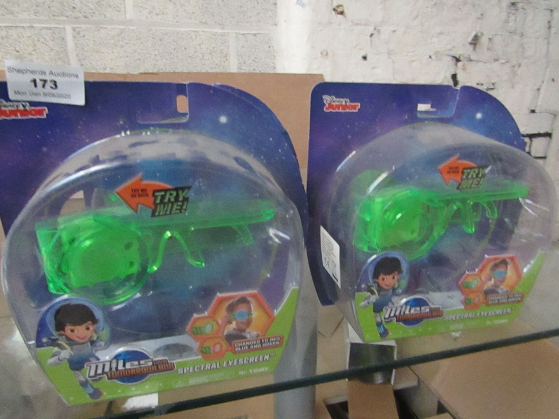 4 x Miles From Tomorrowland Spectral Eyescreens. Unused & Packaged