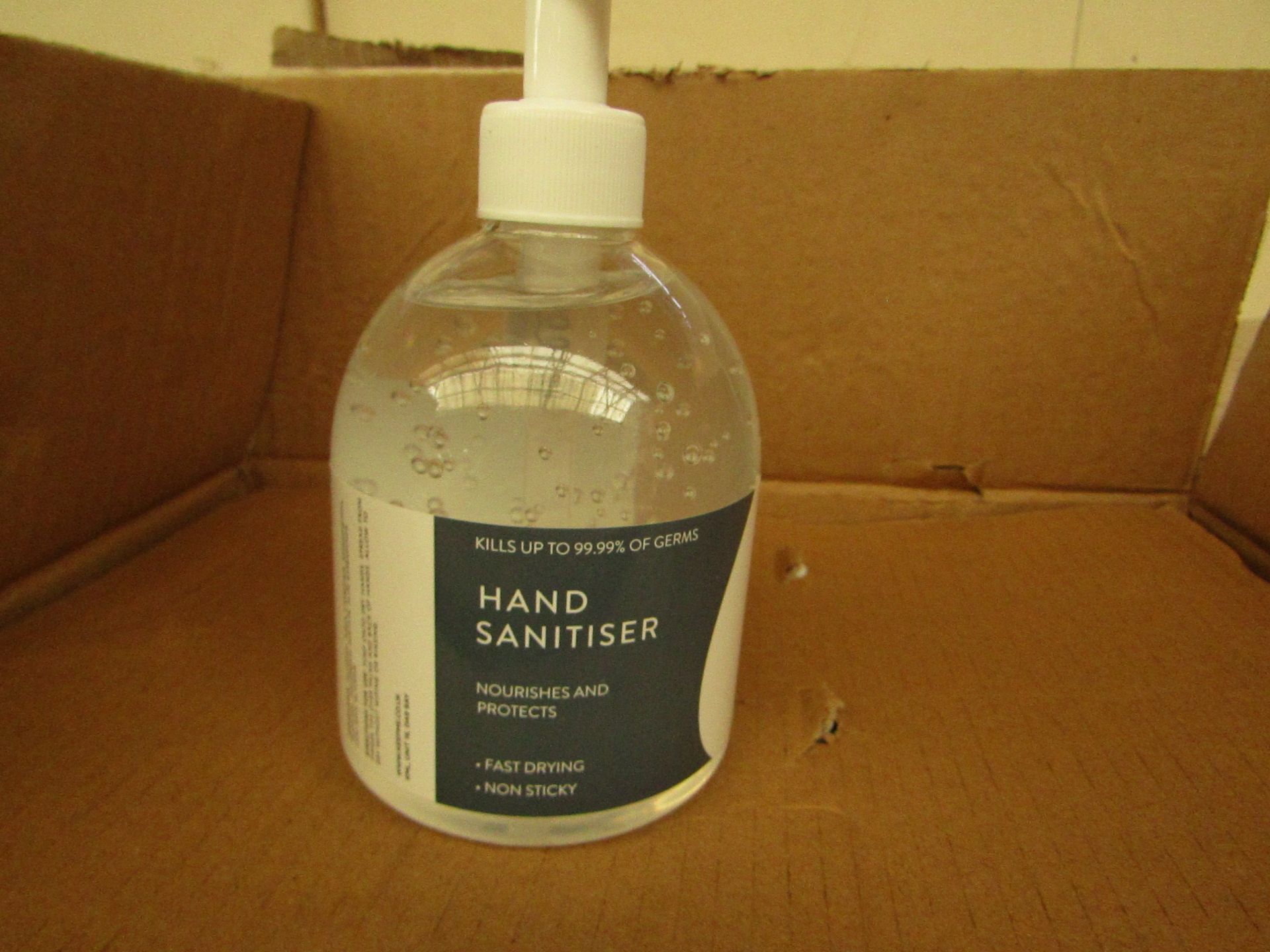 6 x 500ml Hand Sanitisers in Pump Bottles. New.