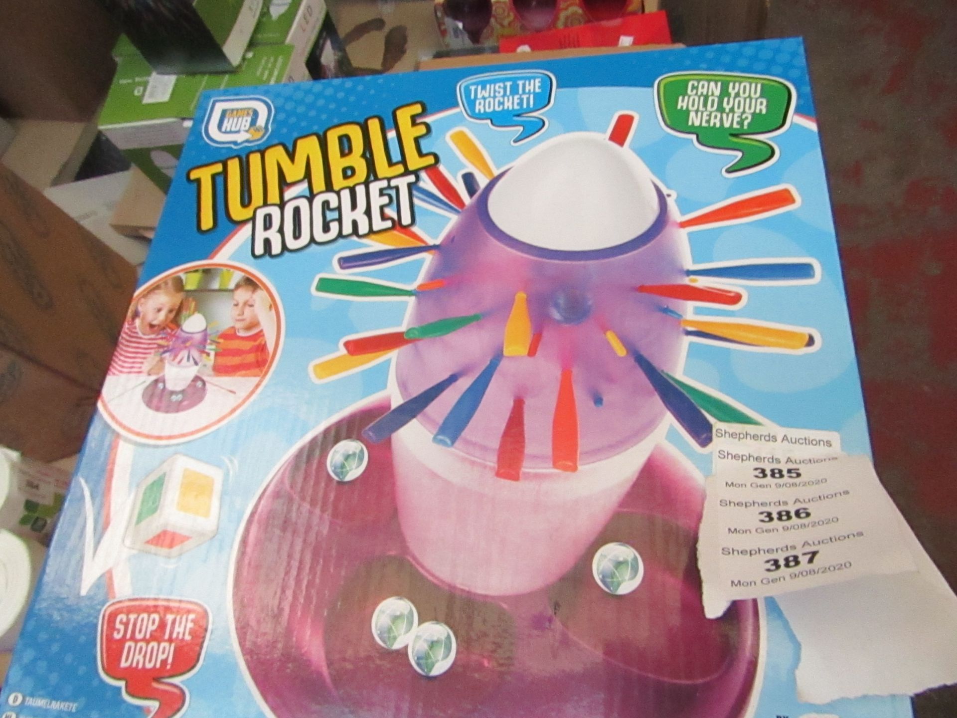 Tumble Rocket family Game. Unused & Boxed