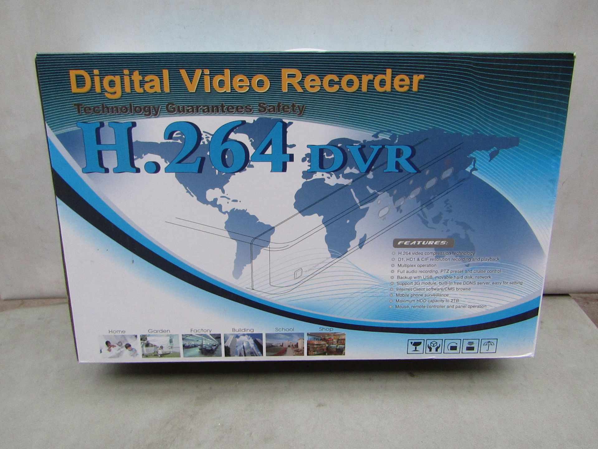 DVR - Digital Video Recorder (H.264 DVR) - Untested & Boxed.