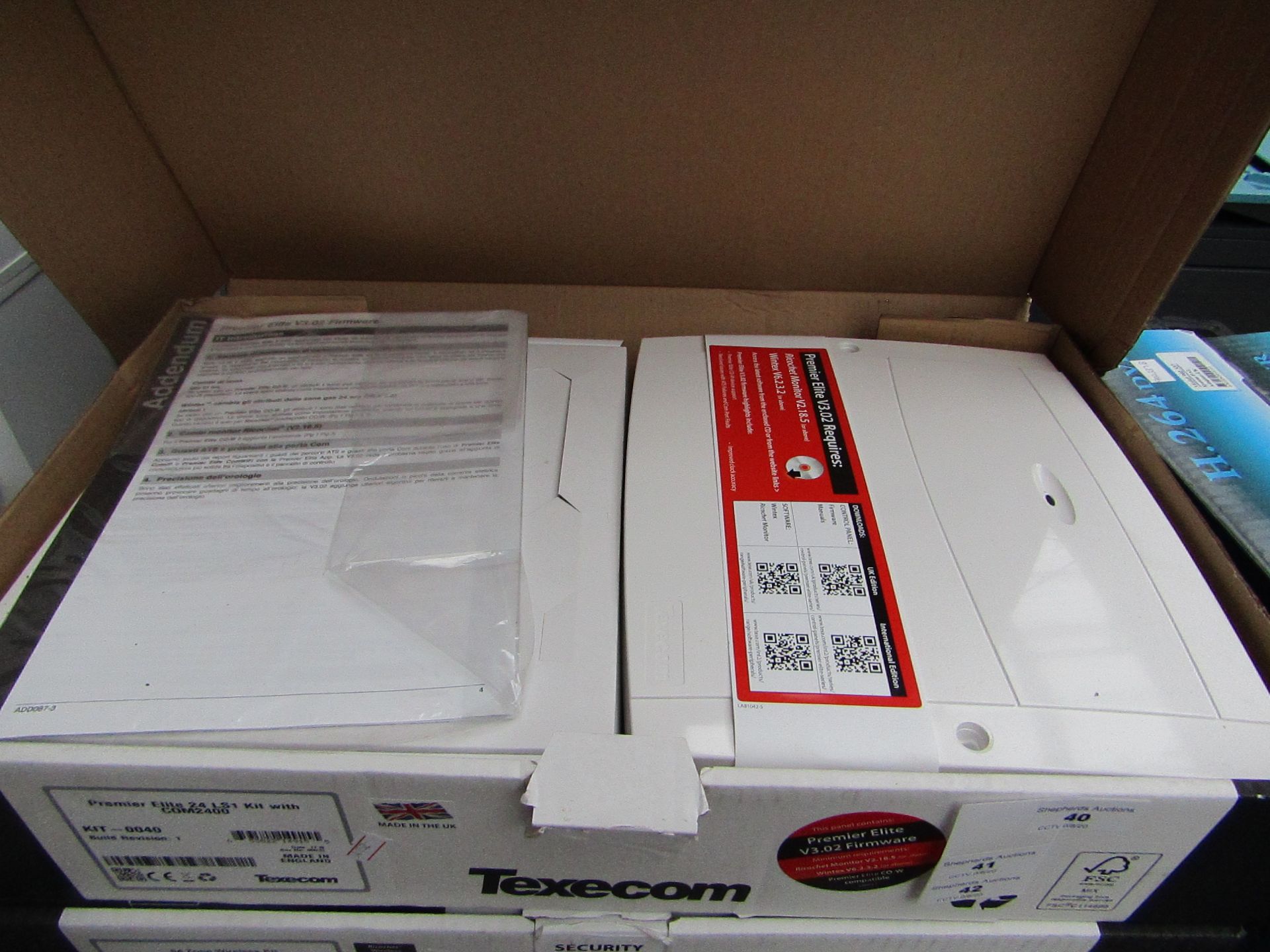 Texecom - Premier Elite 24 LS1 Kit with COM2400 - Untested & Boxed.