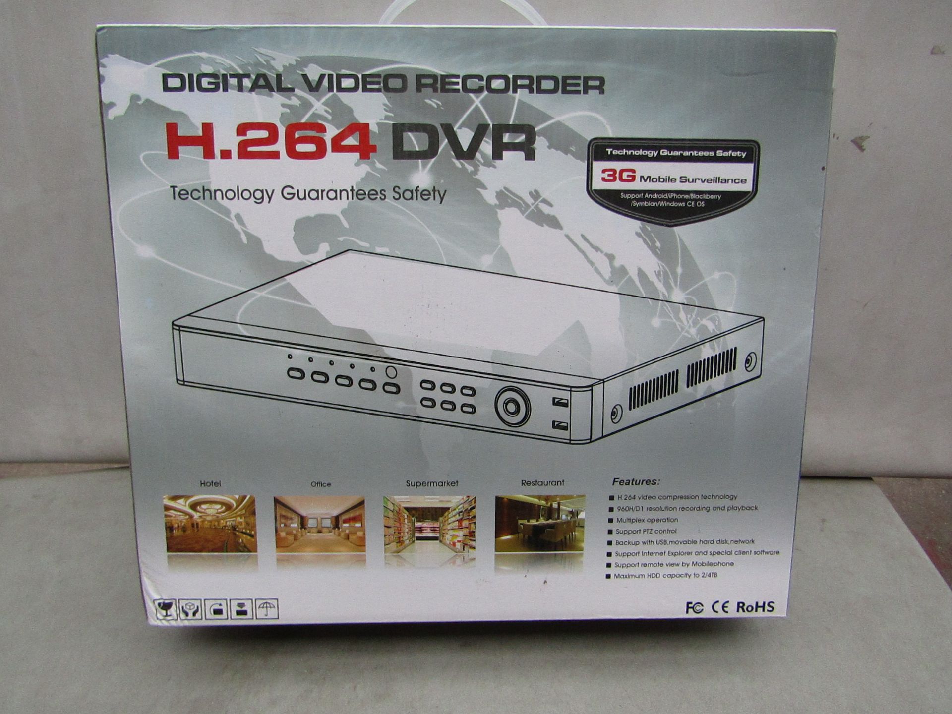 DVR - H.264 DVR - Untested & Boxed.