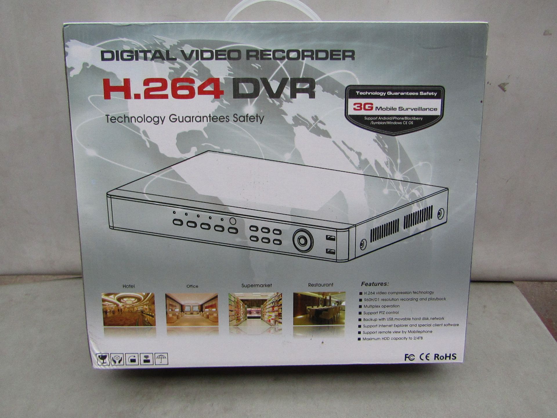 DVR - H.264 DVR - Untested & Boxed.