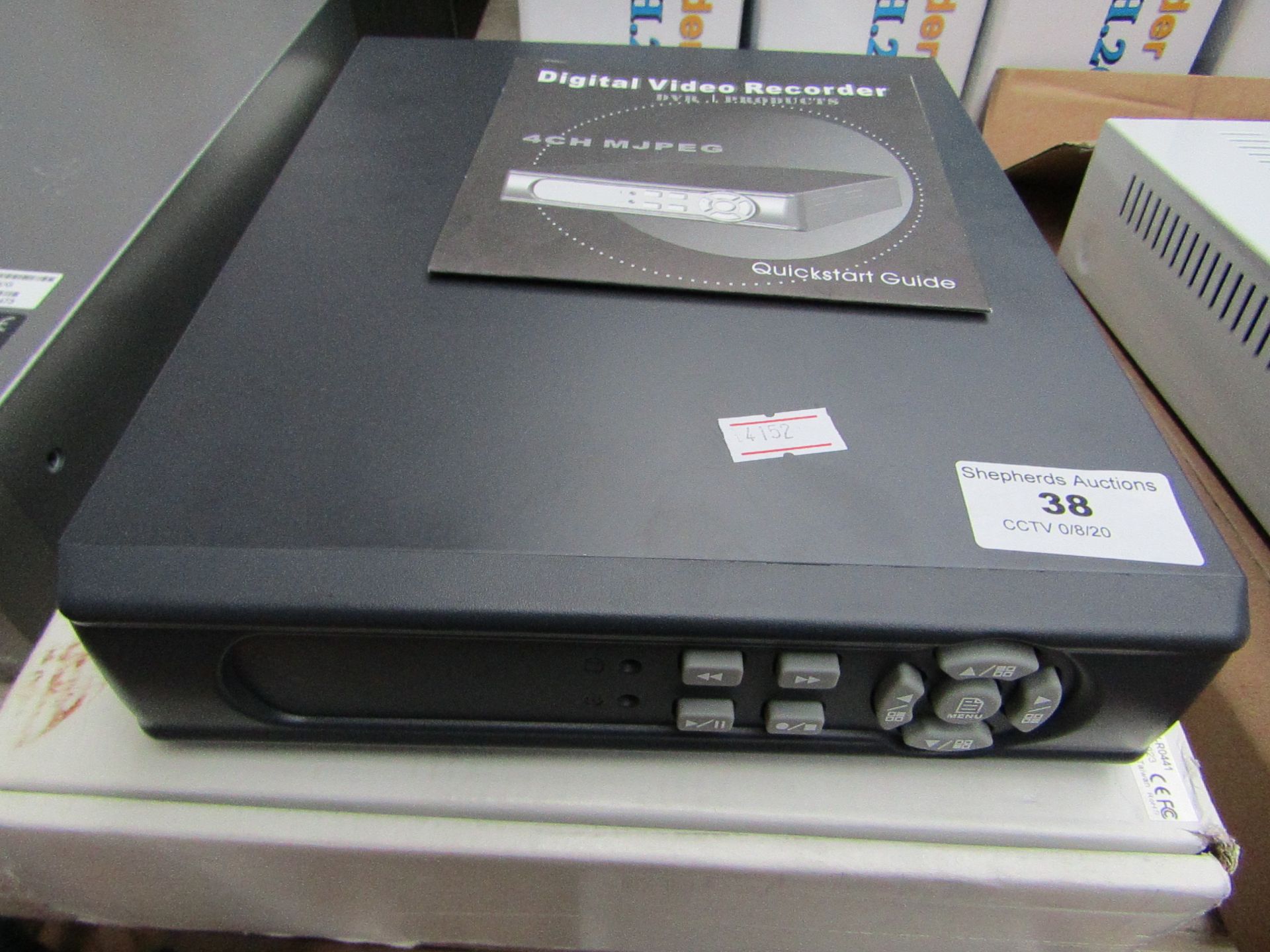 DVR - Digital Video Recorder 4 Channel MJPEG - Untested & Boxed.