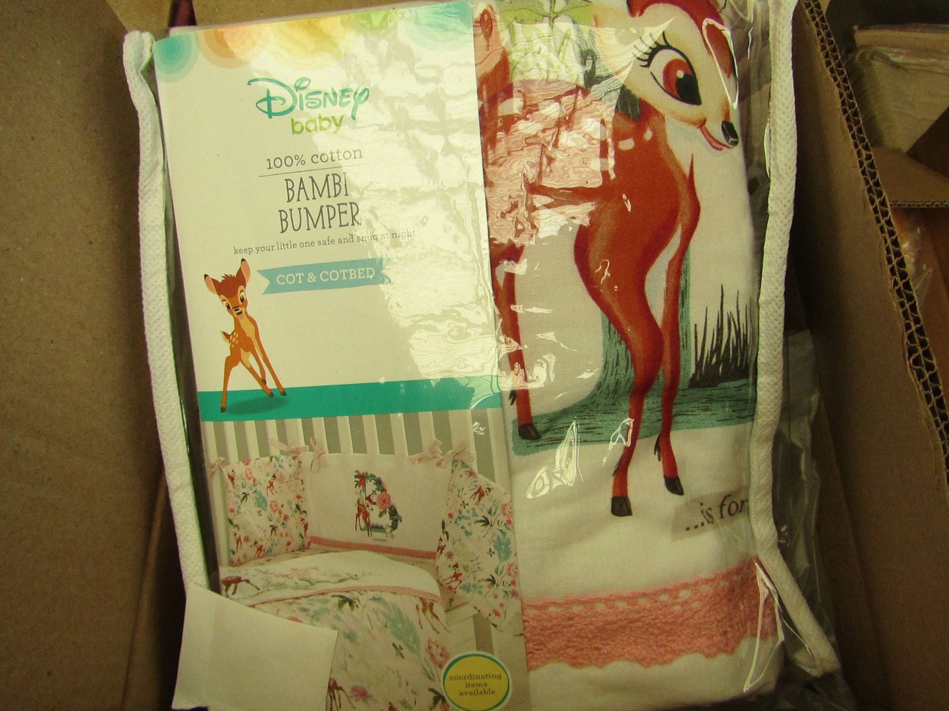 Disney Baby - Bambi Bumper (Cot & Cotbed) - All New & Packaged.