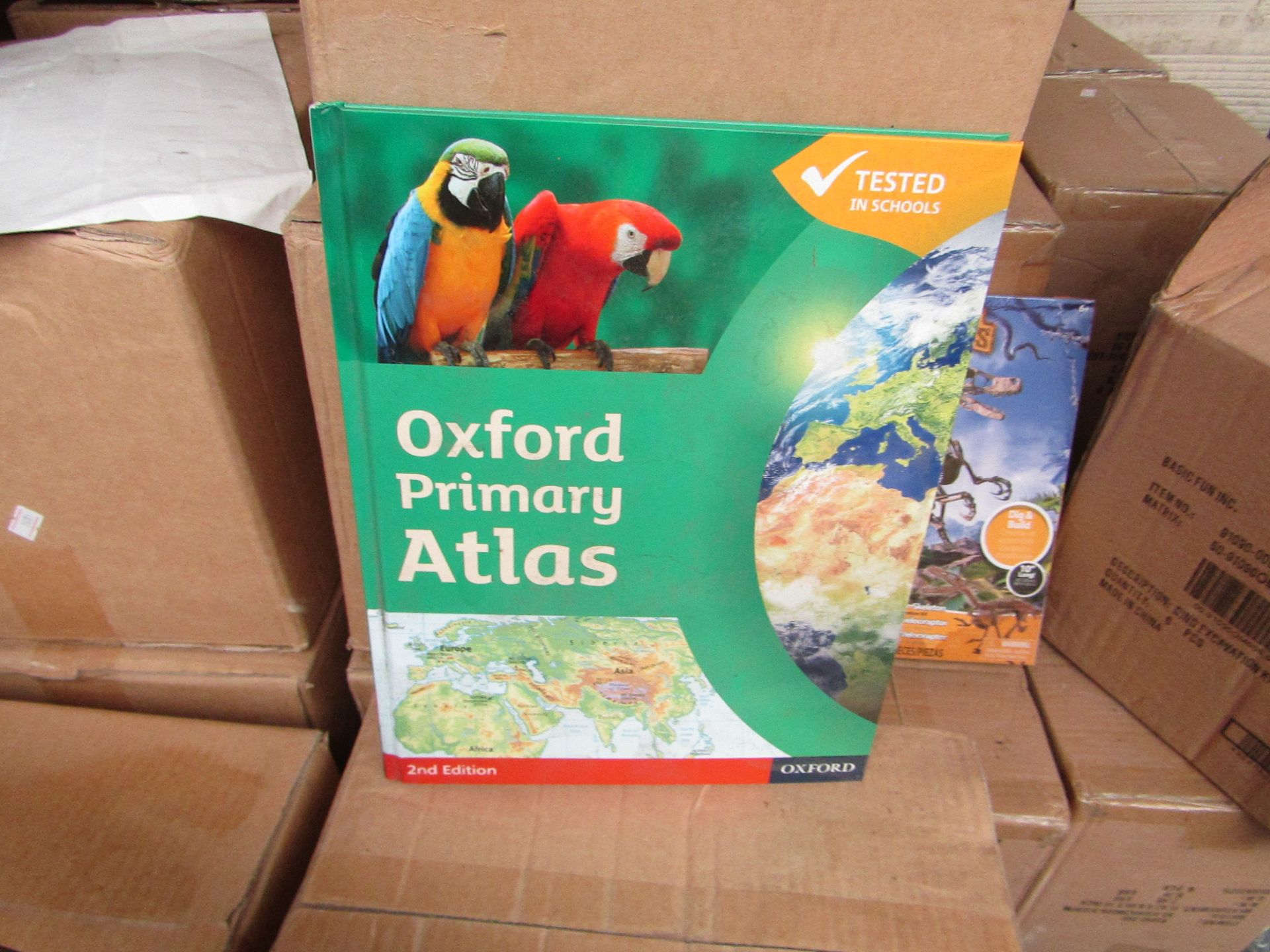 Box of 20 Oxford Primary Atlas Books - All New & Boxed.