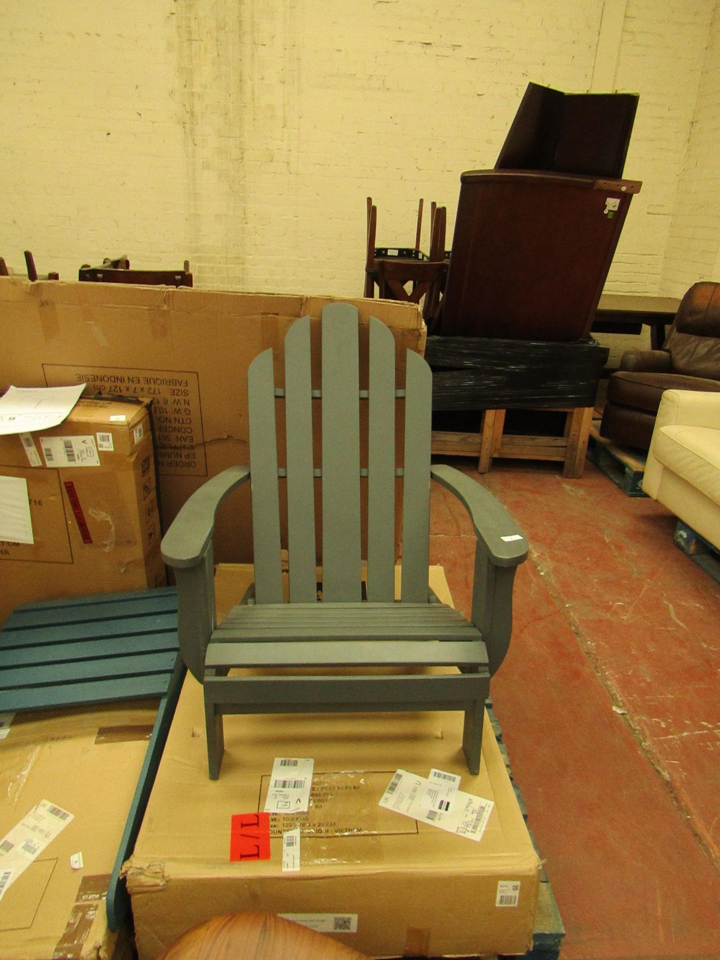 | 1X | LA REDOUTE ARONDECK STYLE GARDEN CHAIR, | LOOKS UNUSED AND COMES WITH BOXED BUT HAS A FEW