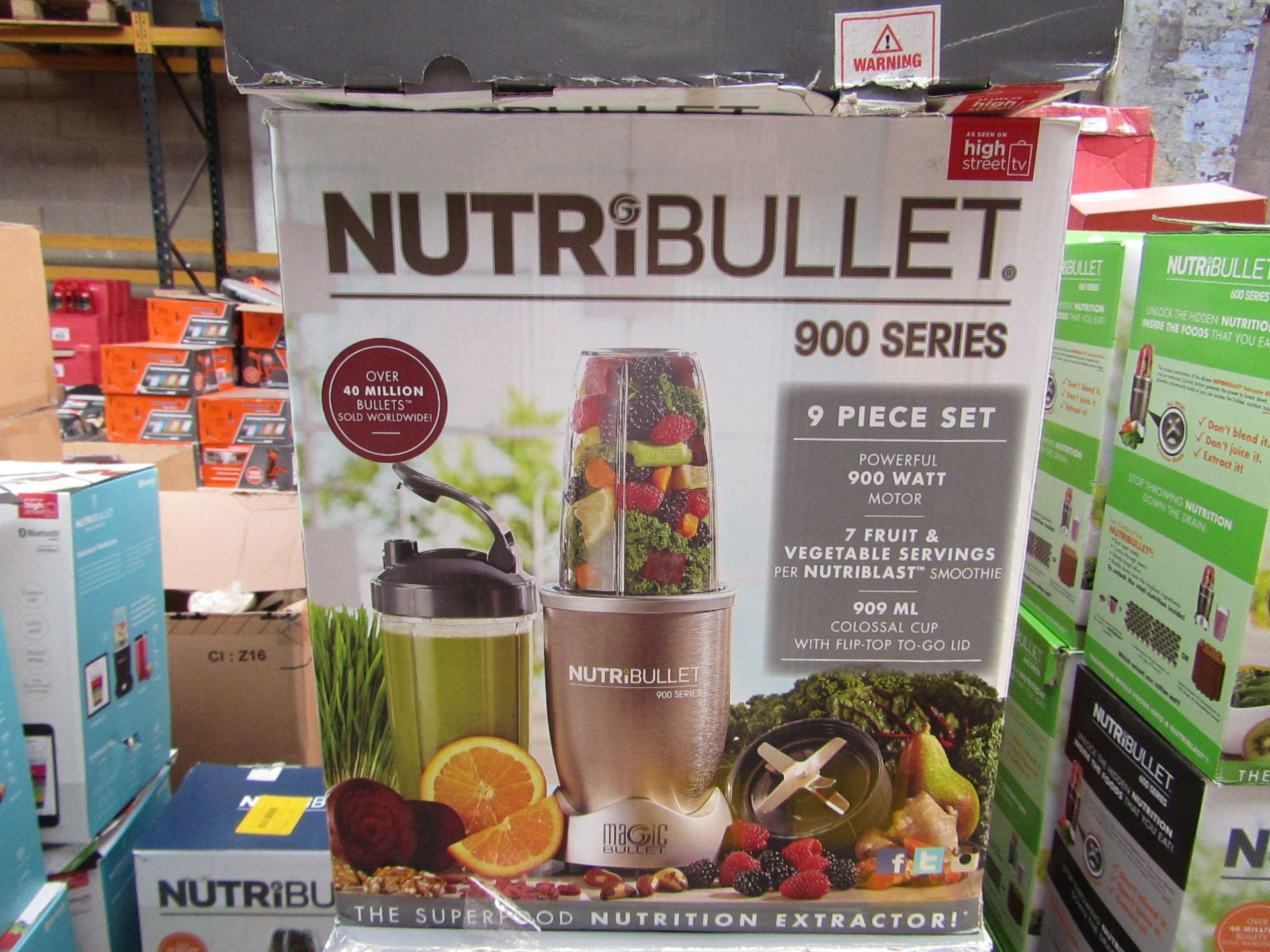 | 3X | NUTRIBULLET 900 SERIES DELUXE | UNCHECKED AND BOXED | NO ONLINE RE-SALE | SKU