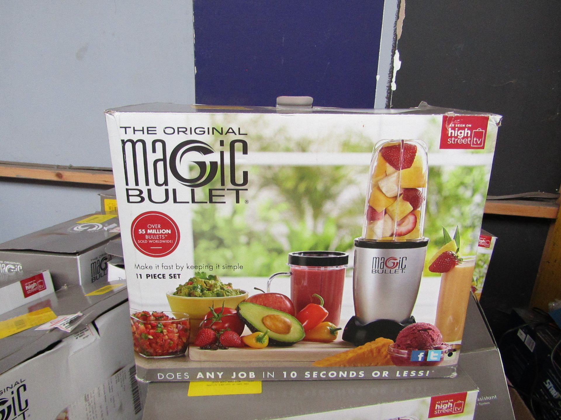 | 5X | MAGIC BULLET | UNTESTED AND BOXED | NO ONLINE RE-SALE | SKU C5060191467360 | RRP £39.99 |