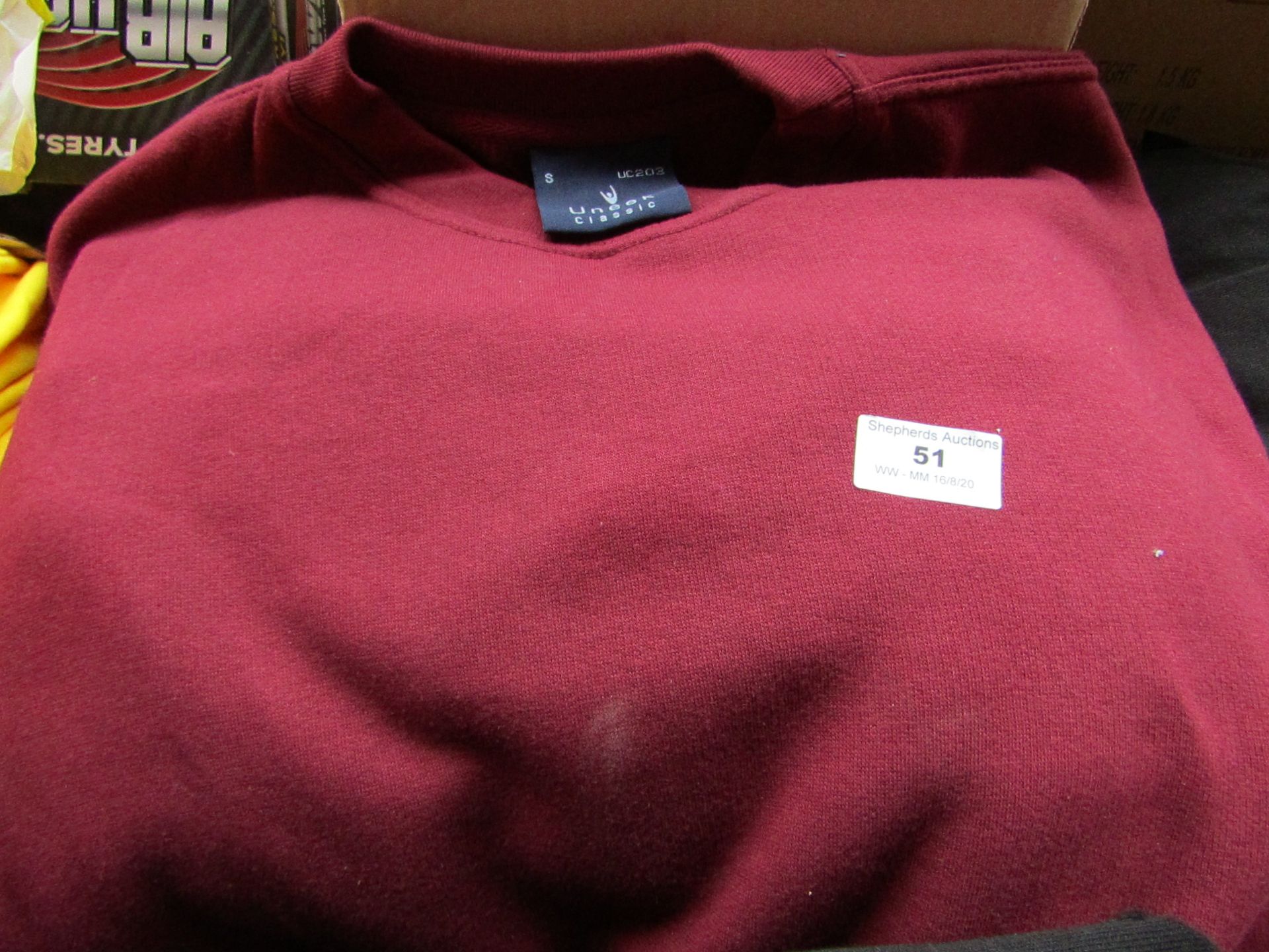5x Unseek - Burgundy Jumpers - Size - S New.