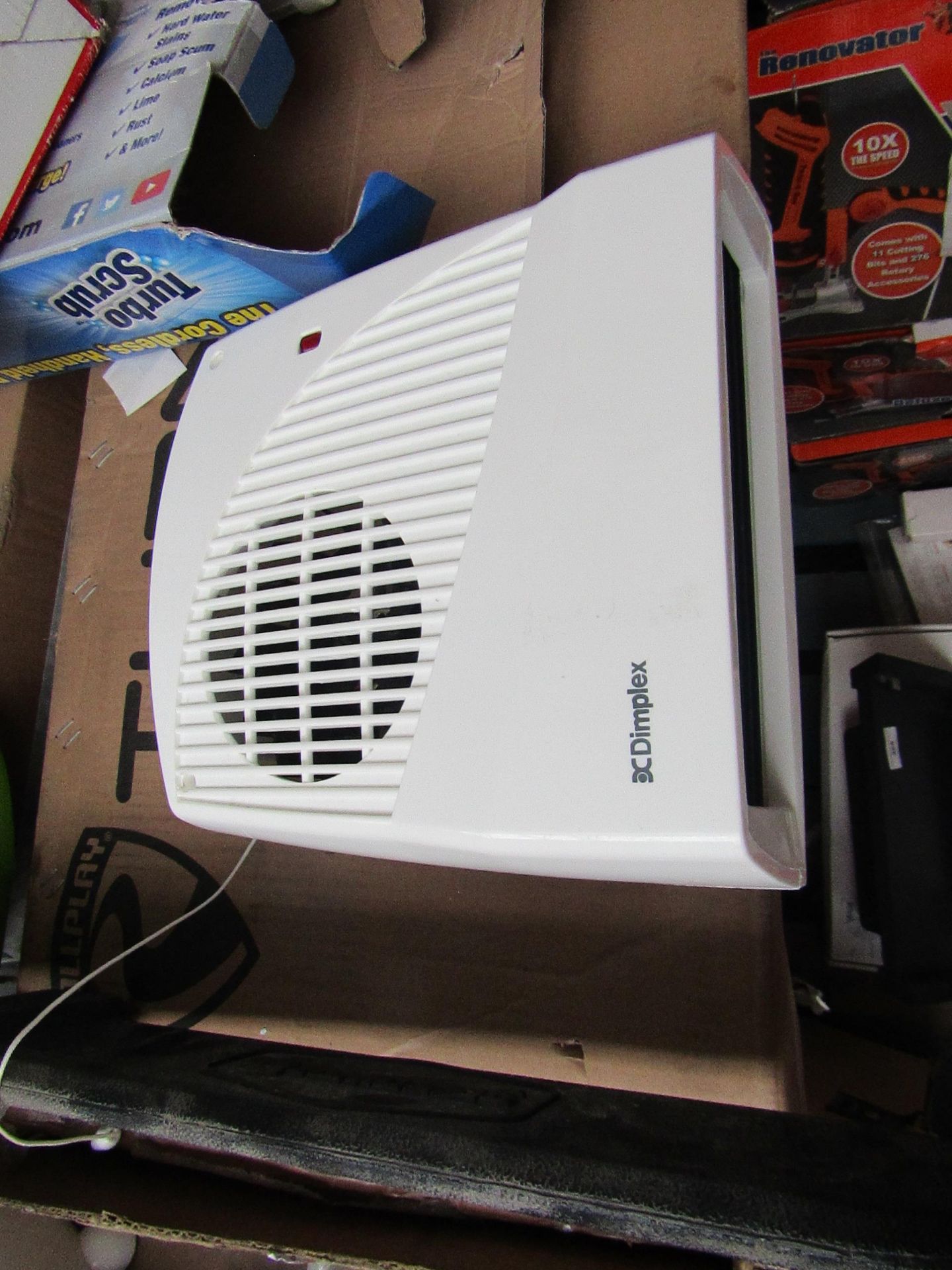 Dimplex Down Flow Fan Heater, Untested and boxed