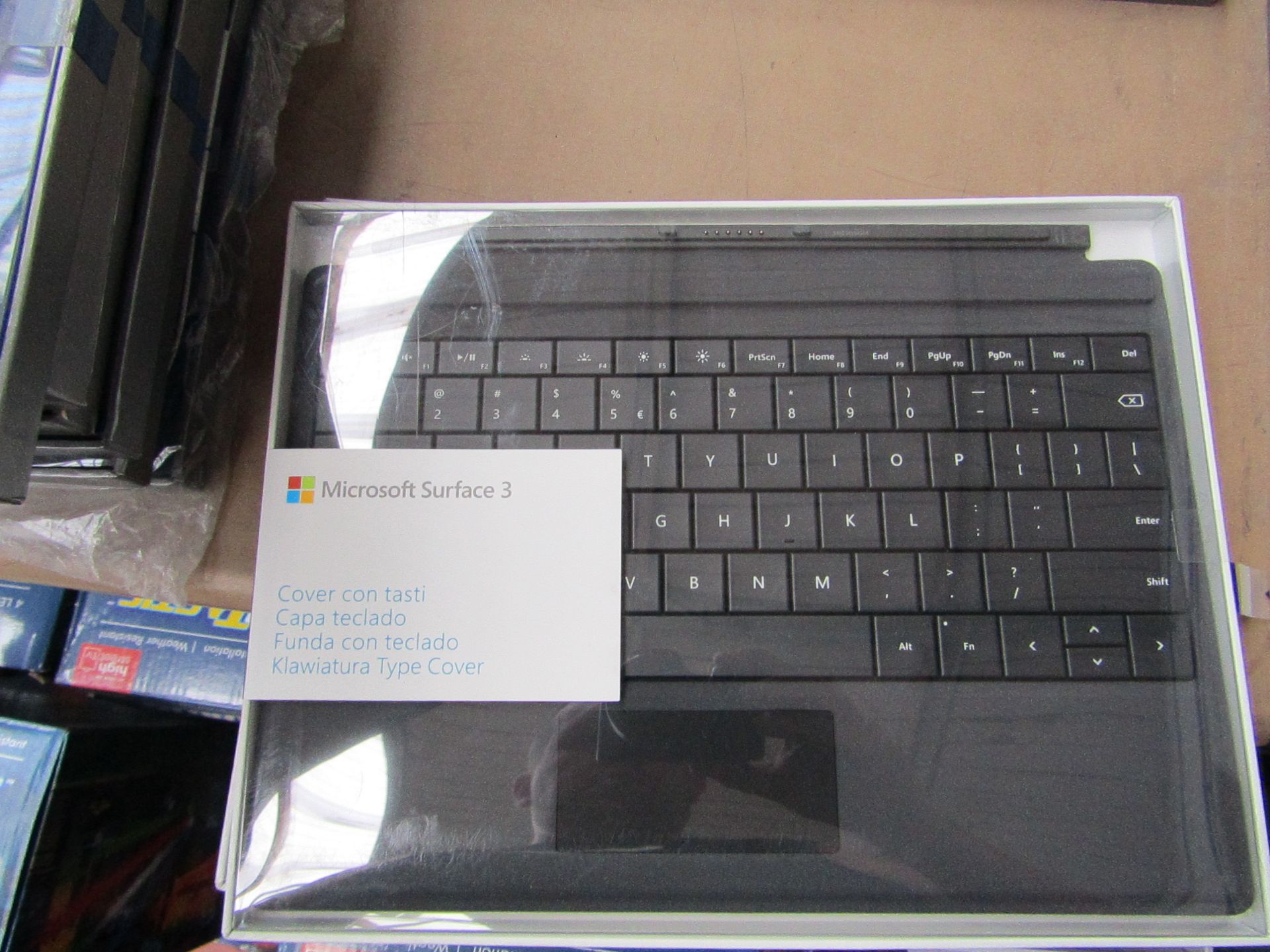 Microsoft Surface Pro Type Cover Black , unchecked and boxed