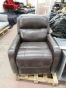 Costco electric reclining, rocking arm chair, unchecked as no power cable
