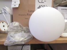 | 1X | LUNA LAMP DESIGNED BY ALEXANDER LERVIK | LOOKS UNUSED (NO GUARANTEE), BOXED | RRP œ156.90 |
