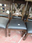2x Bayside Furnishings dinign chairs, may have scuffs or marks but nothing major