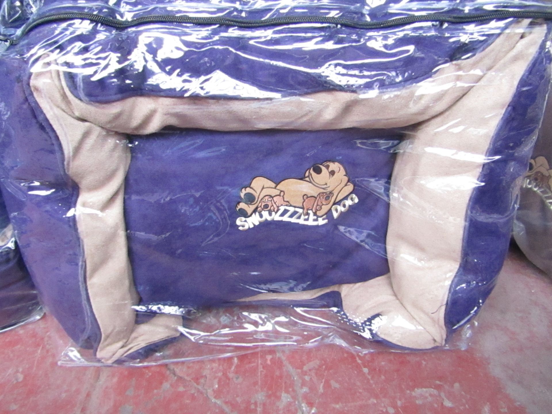 5x Snoozzzeee Dog - Purple Sofa Dog Bed (23") - All New & Packaged.