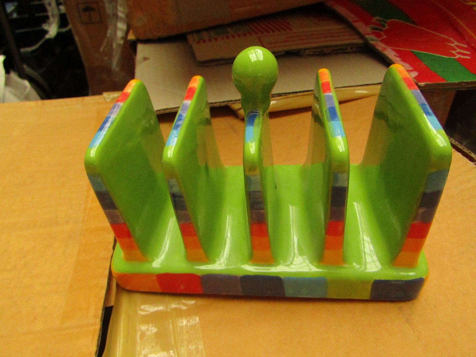 1x Rainbow - Toast Rack - New & Packaged.