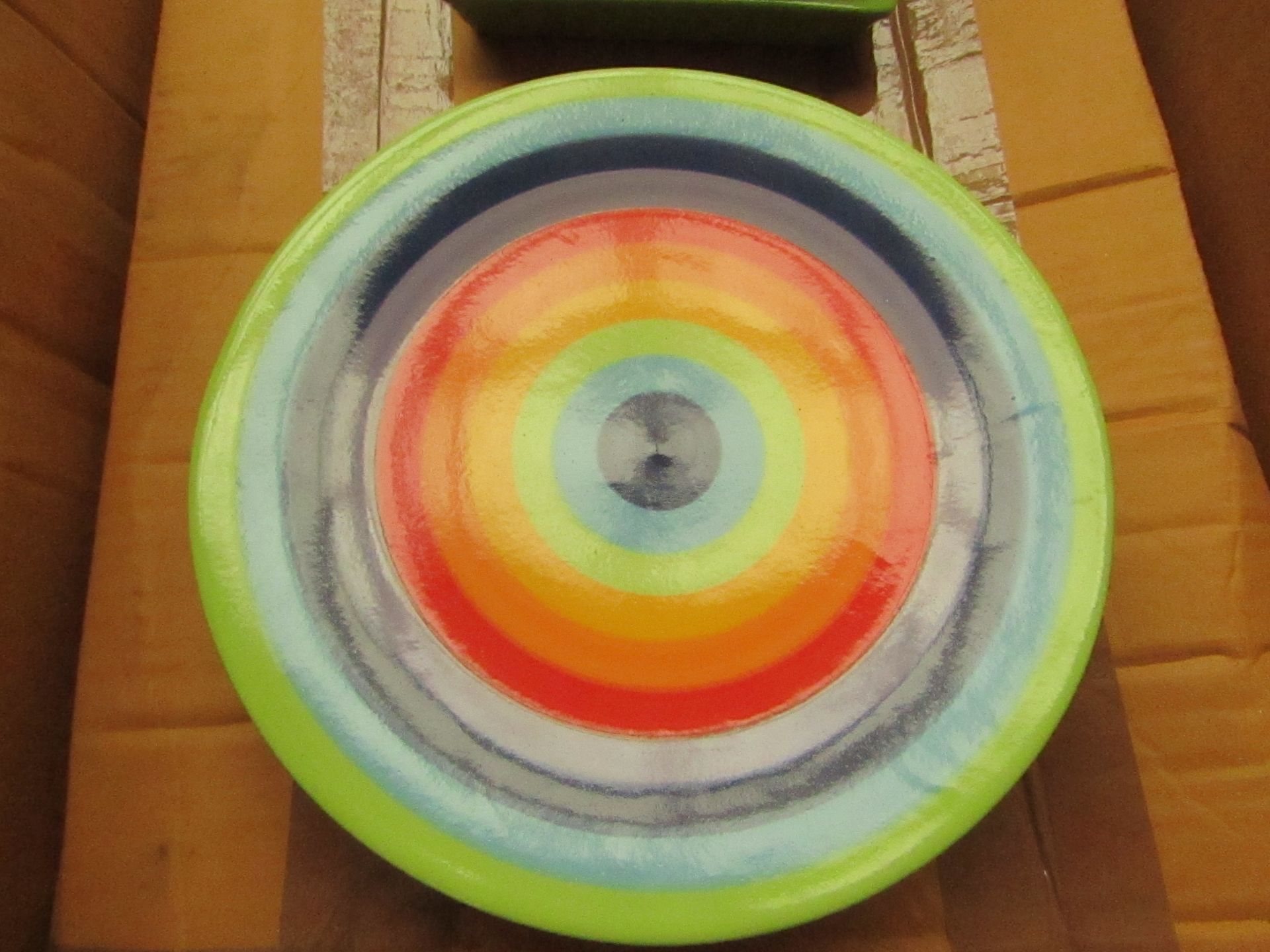8x Rainbow - Small Plate - New & Packaged.