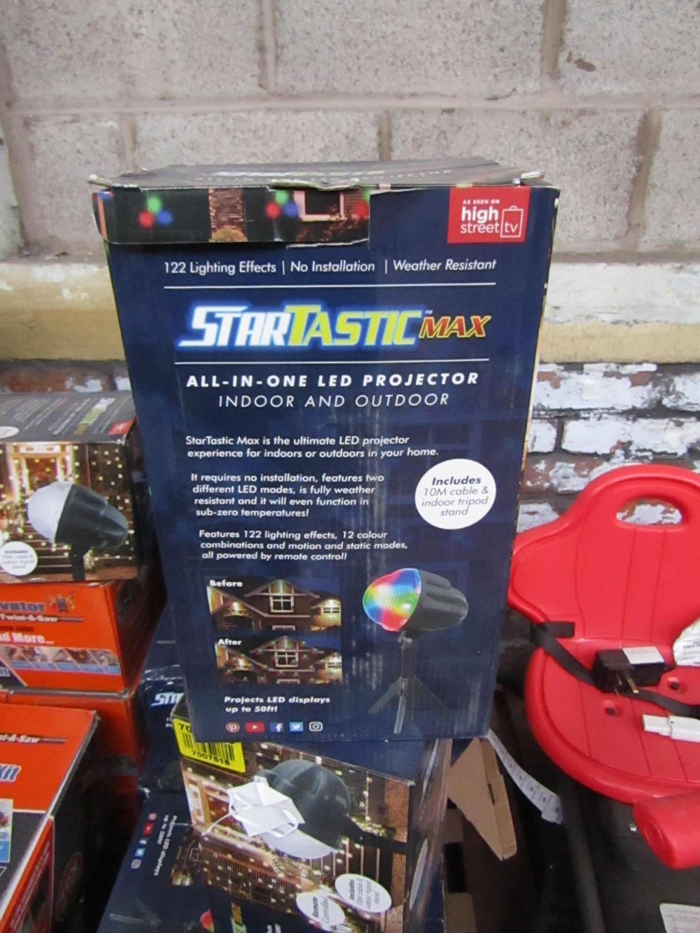 | 1X | STARTASTIC MAX ACTION LASER PROJECTORS | UNCHECKED AND BOXED | NO ONLINE RE-SALE | SKU