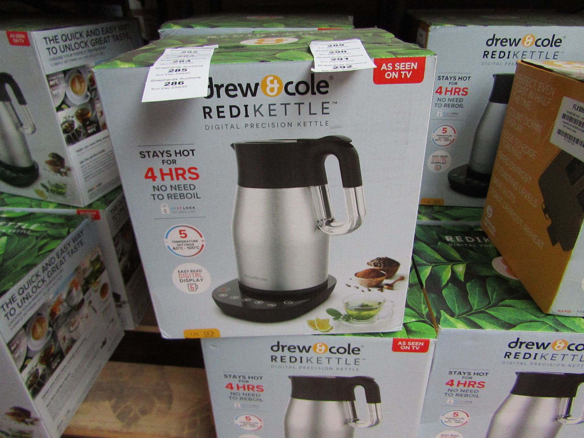| 4X | DREW AND COLE REDI KETTLE | REFURBISHED AND BOXED | NO ONLINE RESALE | SKU C5060541513587 |
