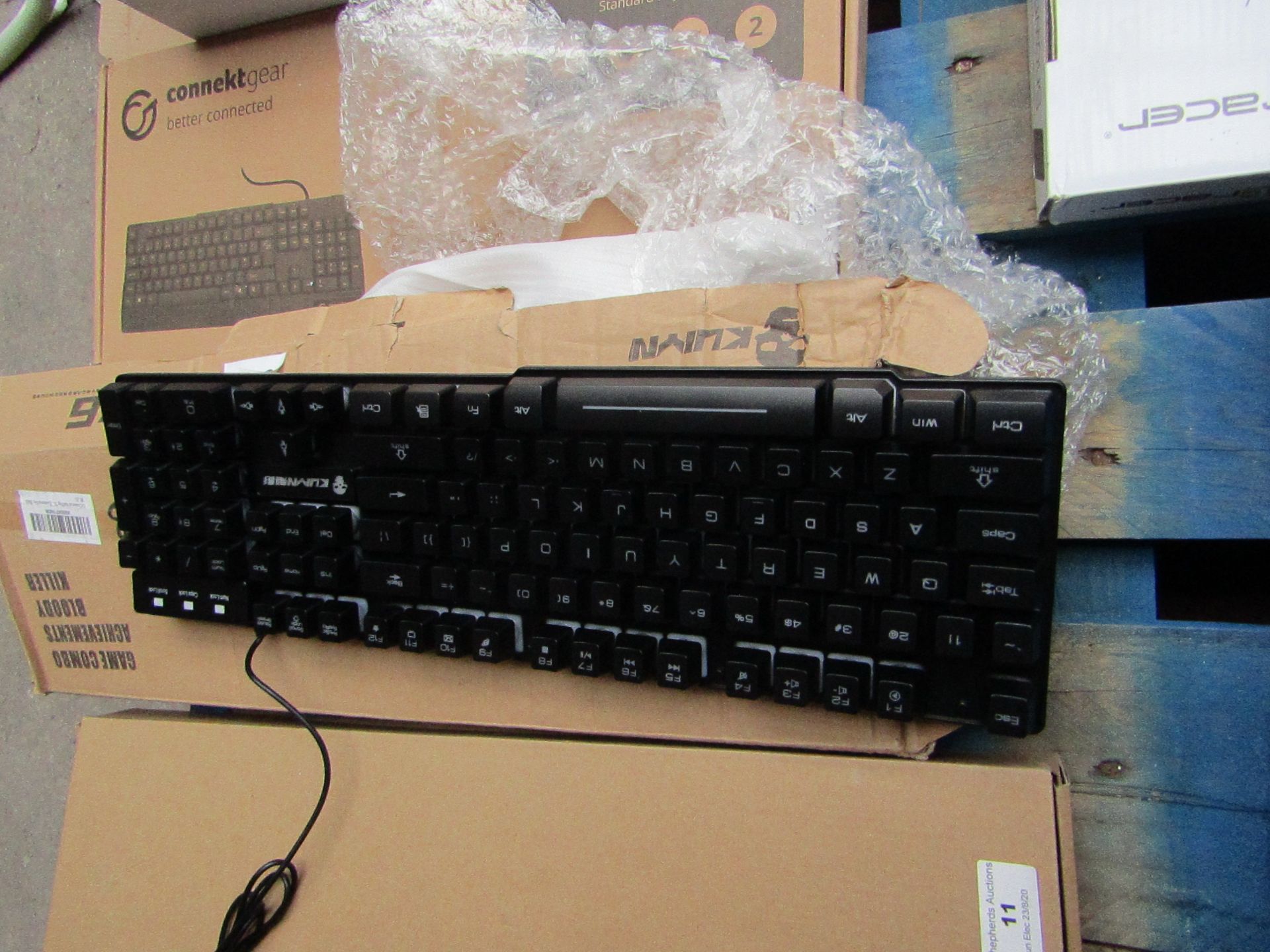 Kuiyn T6 gaming keyboard, unchecked and boxed