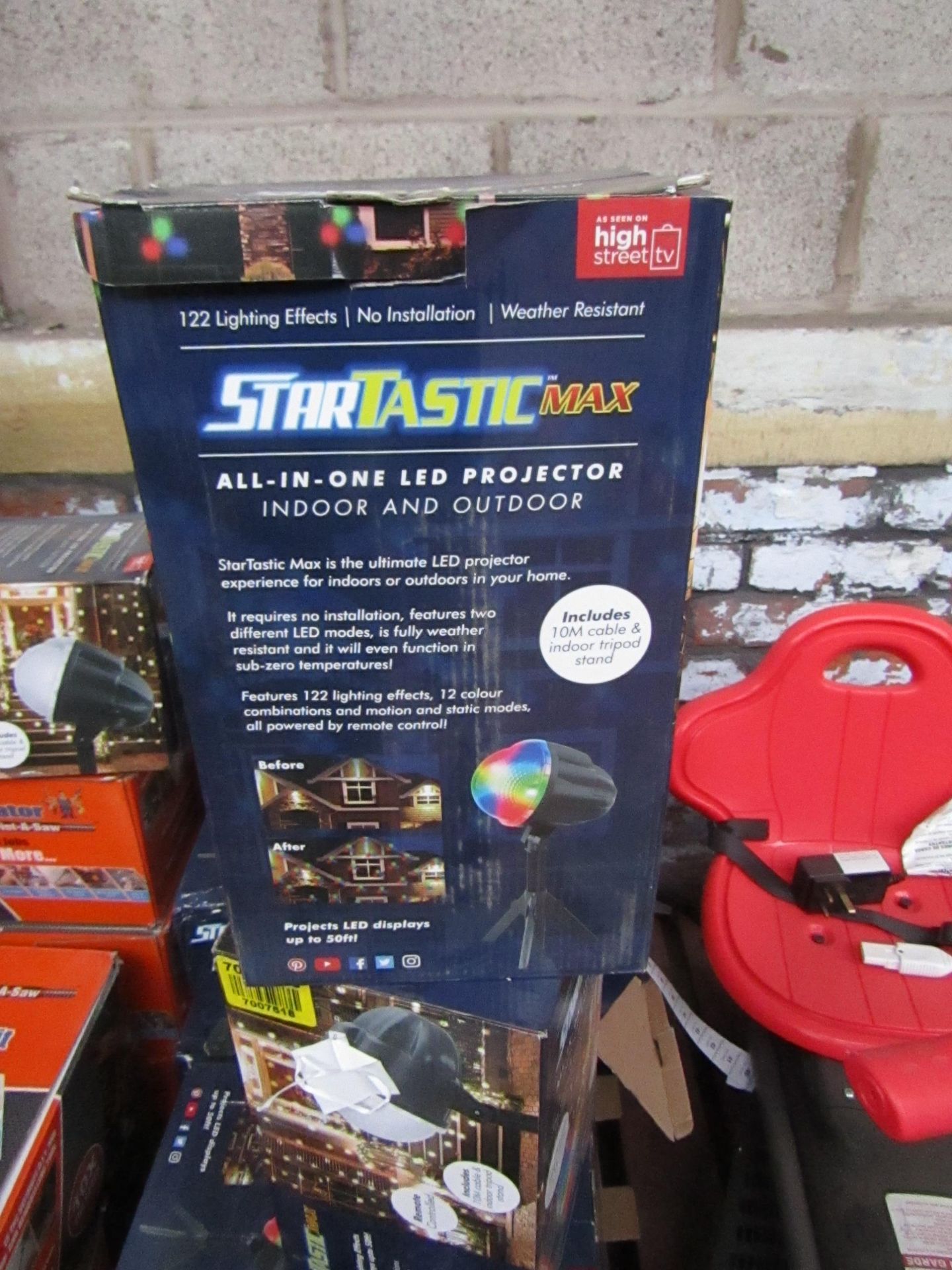 | 1X | STARTASTIC MAX ACTION LASER PROJECTORS | UNCHECKED AND BOXED | NO ONLINE RE-SALE | SKU