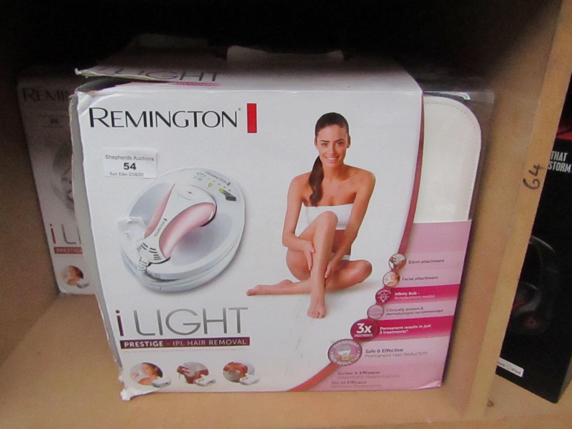 Remington Ilight Prestige IPL hair removal kit, untested and packaged. RRP £219.99 | Please note,