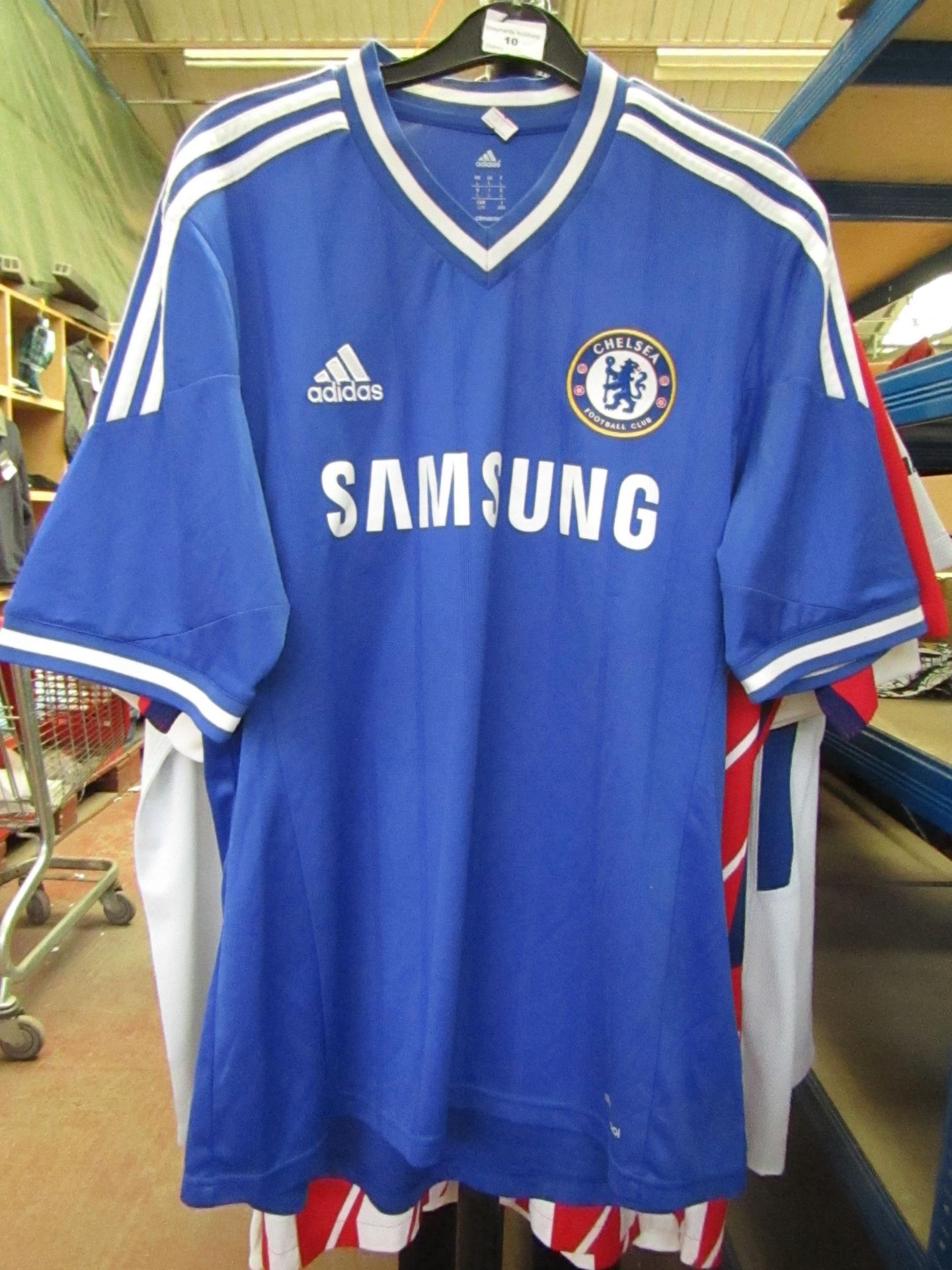 Chelsea Official Adidas Football Shirt size L see image