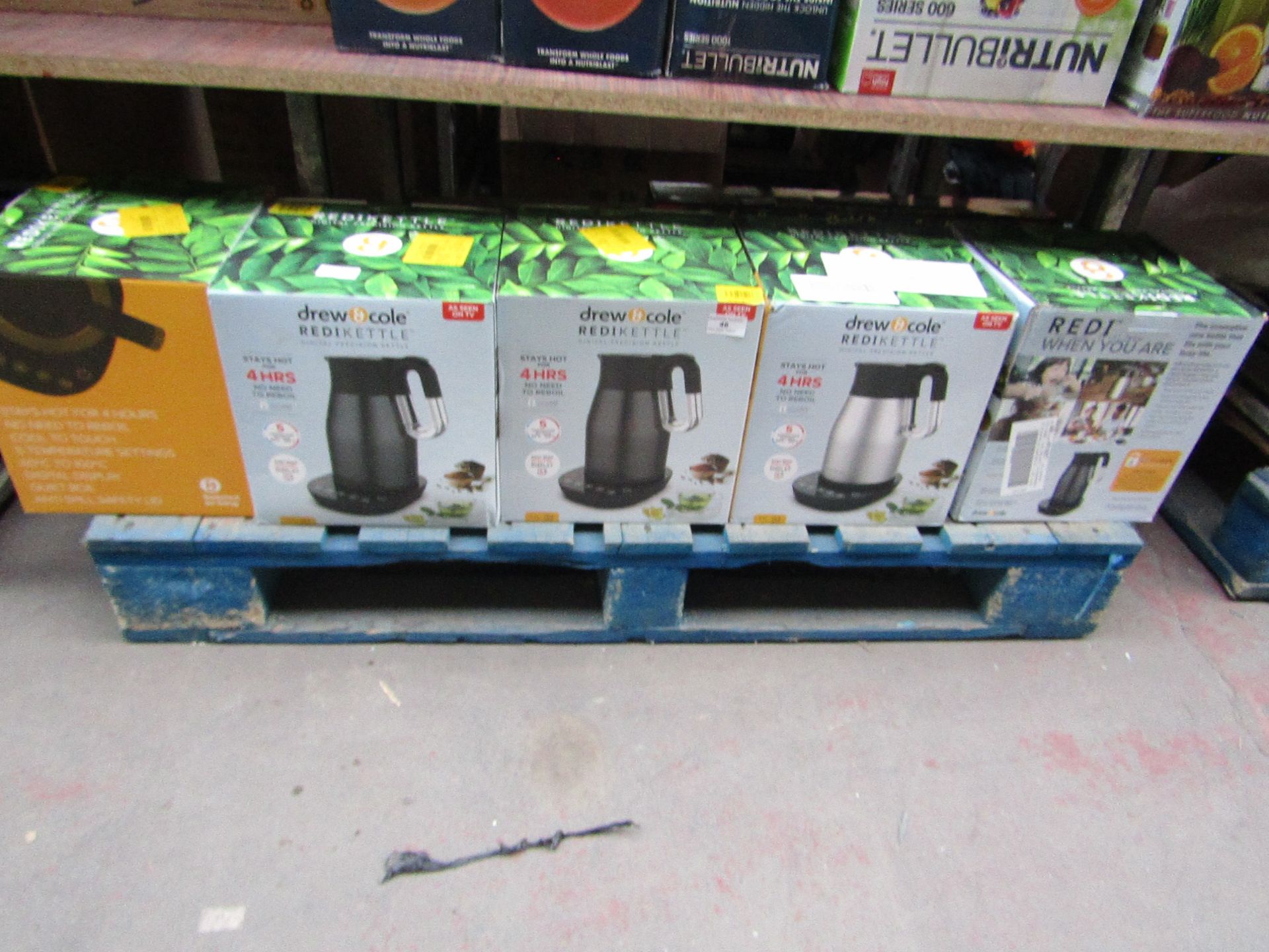 | 5X | DREW AND COLE REDI KETTLES | UNCHECKED AND BOXED | NO ONLINE RESALE | SKU C5060541511682 |