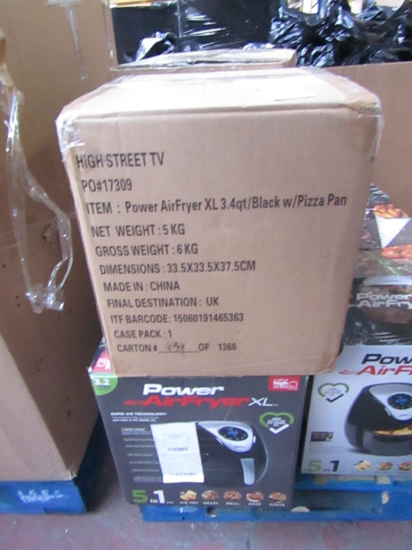 | 3X | POWER AIR FRYER XL 3.2LTR| UNCHECKED AND BOXED | NO ONLINE RESALE | SKU C5060191465366 |