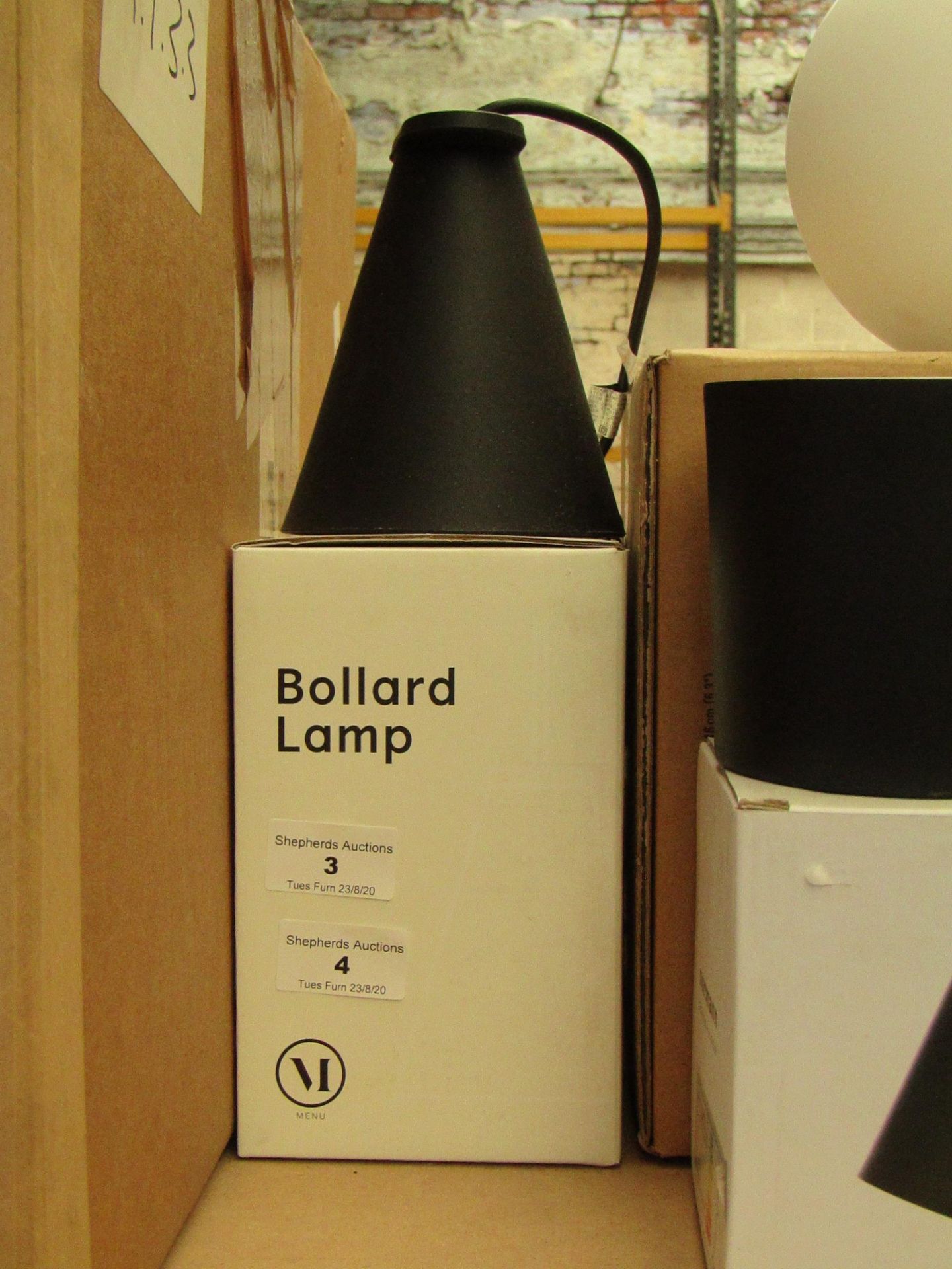 | 1X | MENU BOLLARD LAMP | LOOKS UNUSED (NO GUARANTEE), BOXED | RRP £87.80 |