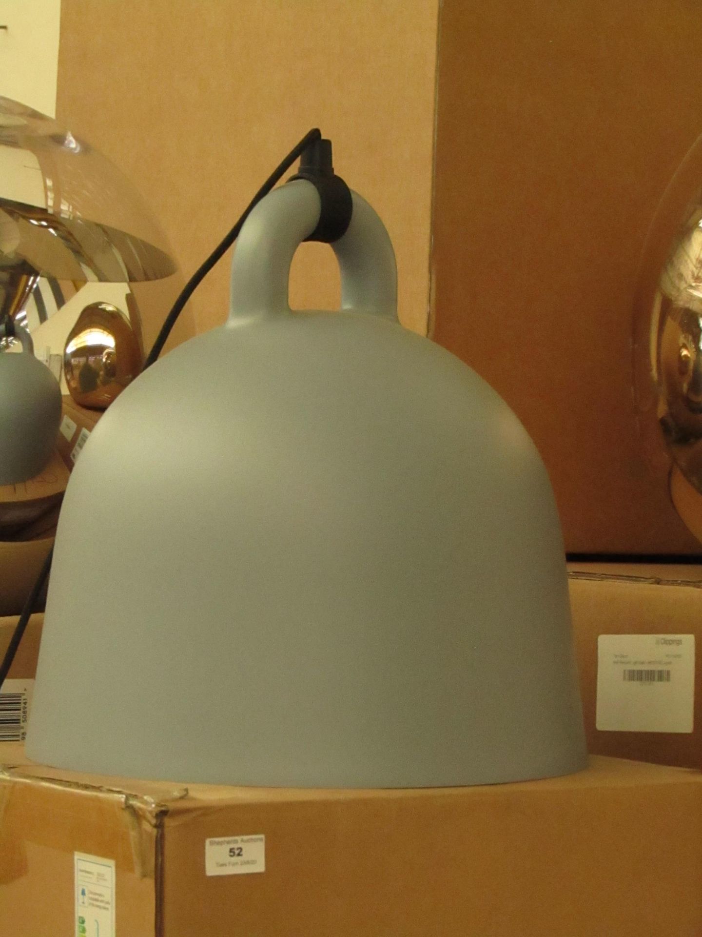 | 1X | NORMANN COPENHAGEN BELL SMALL CEILING LIGHT| UNCHECKED AND BOXED | RRP £227 |