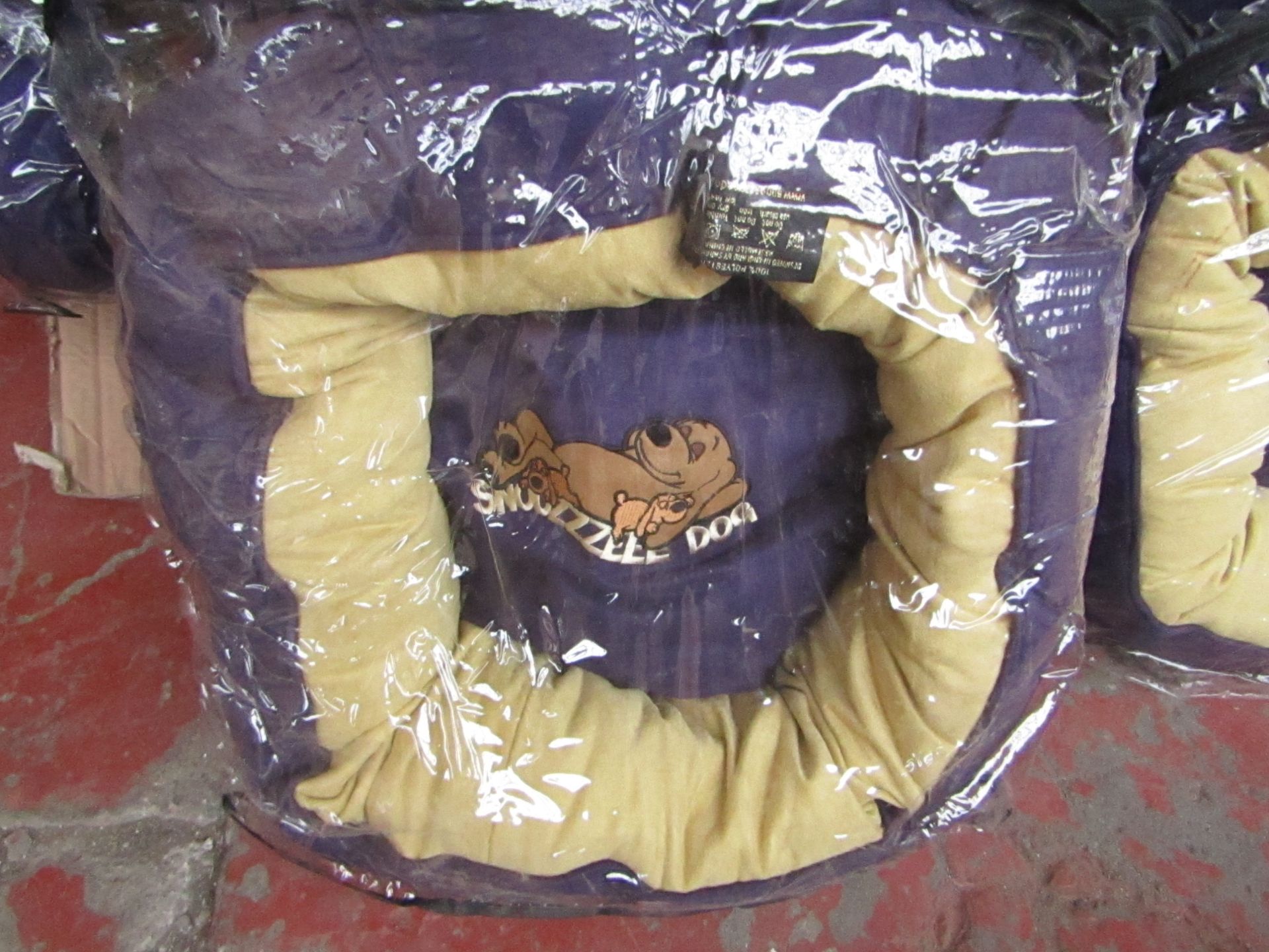 10x Snoozzzeee Dog - Purple Donut Dog Bed (20") - All New & Packaged.