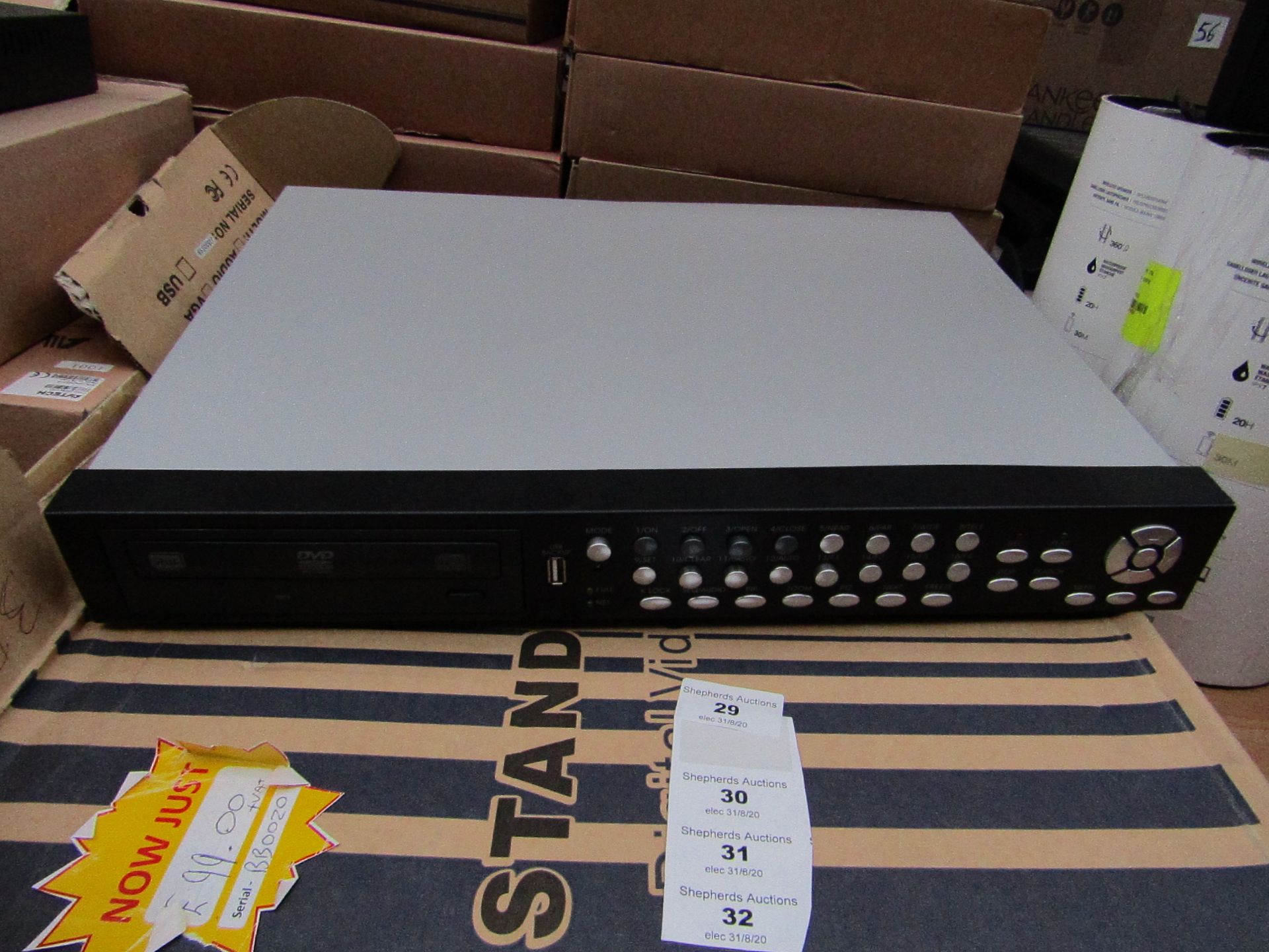 Stand - Alone 4 channel DVMR (Digital Video Multiplex Processor) - All Unchecked & Untested & Boxed.