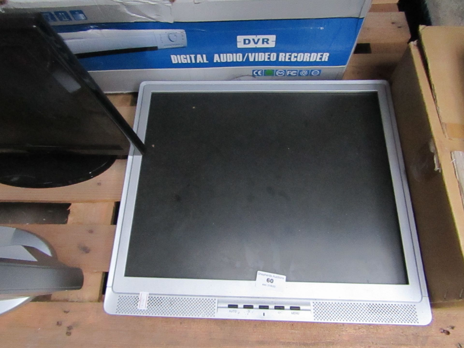 LCD 15" Monitor - Untested & Unchecked for Accessories.