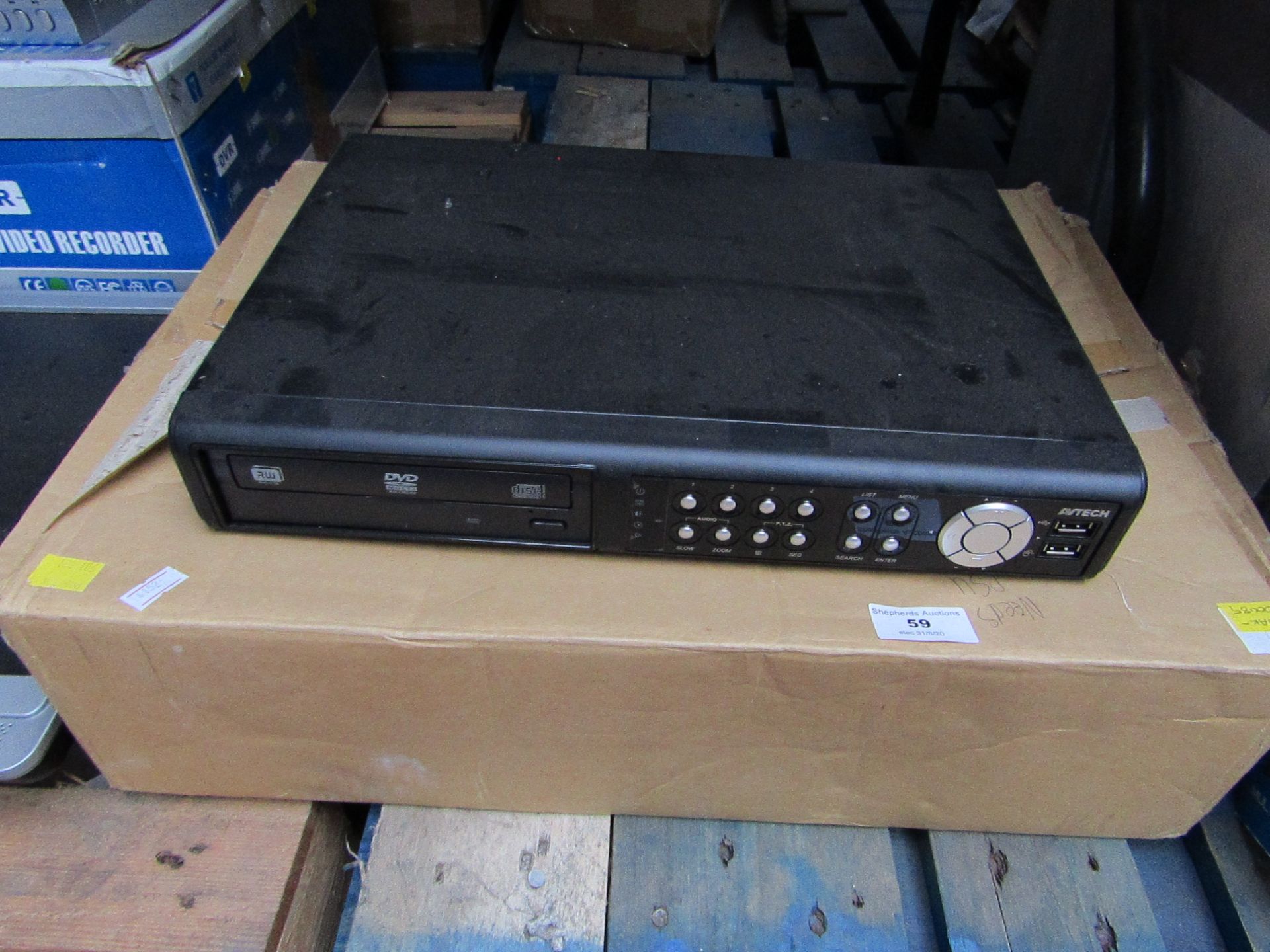 AvTech - 4 Channel DVR - Untested & Boxed.