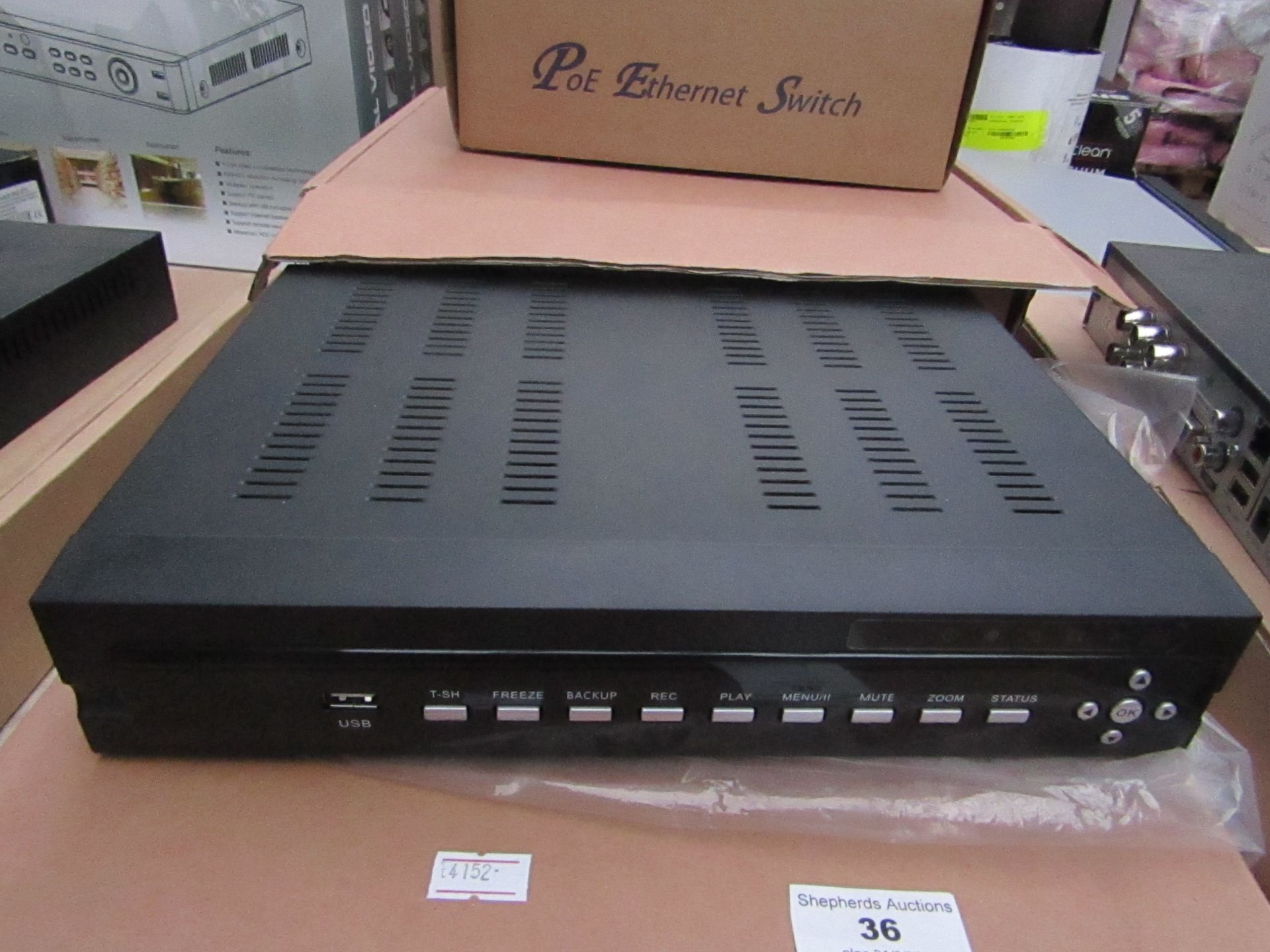 4/16 Channel DVR System - Untested & Boxed. | Compatible with digital cameras