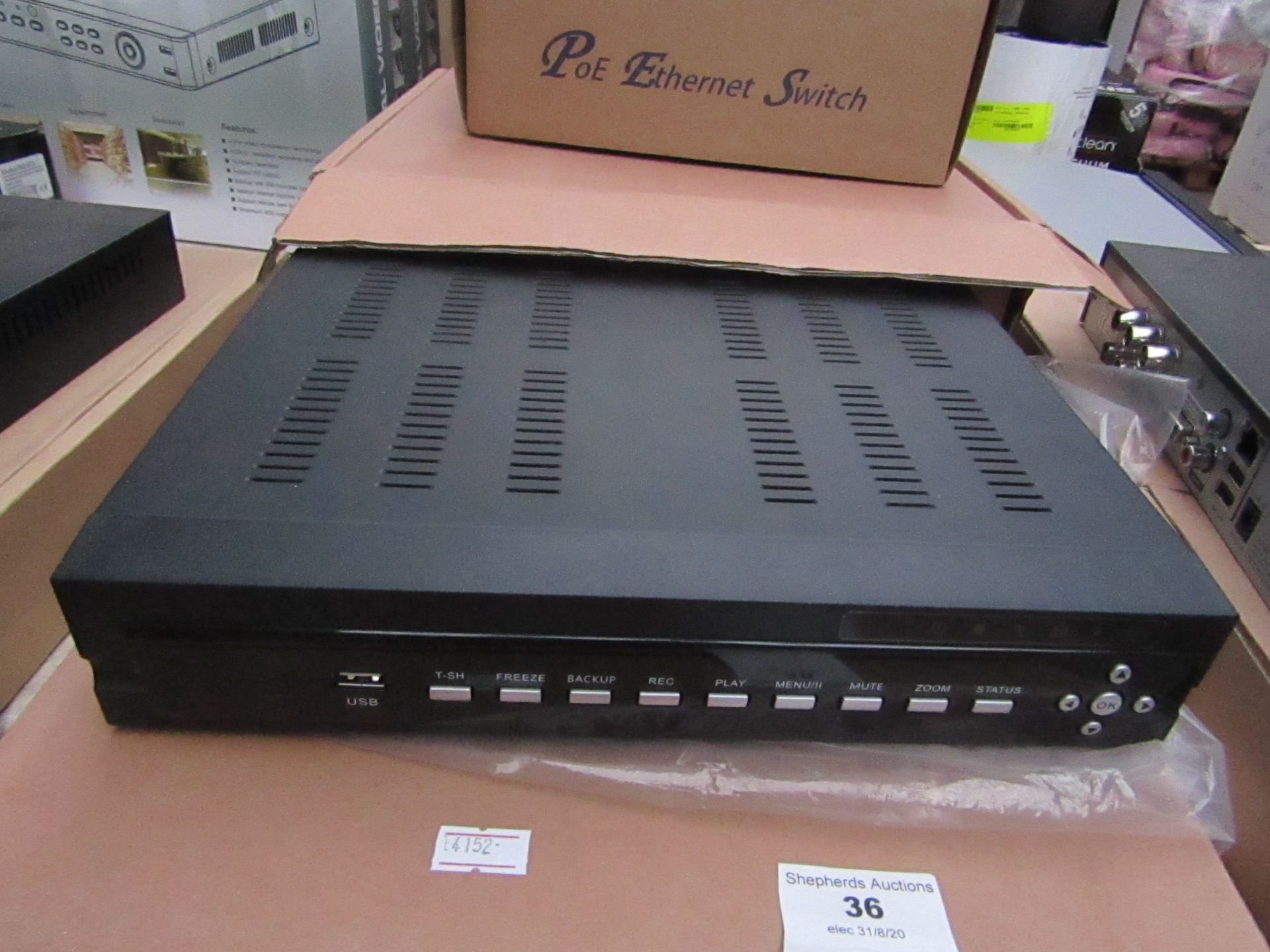 4/16 Channel DVR System - Untested & Boxed. | Compatible with digital cameras