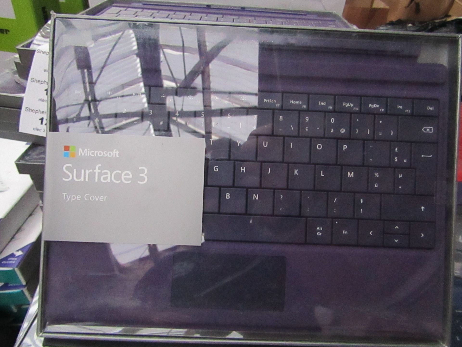 Microsoft Surface 3 Type cover, looks to be unused in original packaging but this is not