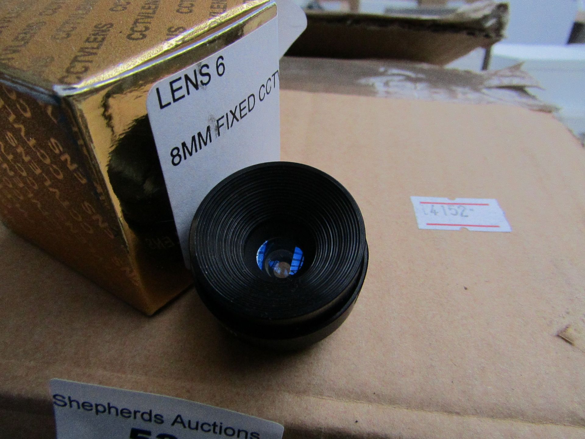 Approx 20x 8mm attachable lens for bullet cameras, unchecked and boxed.