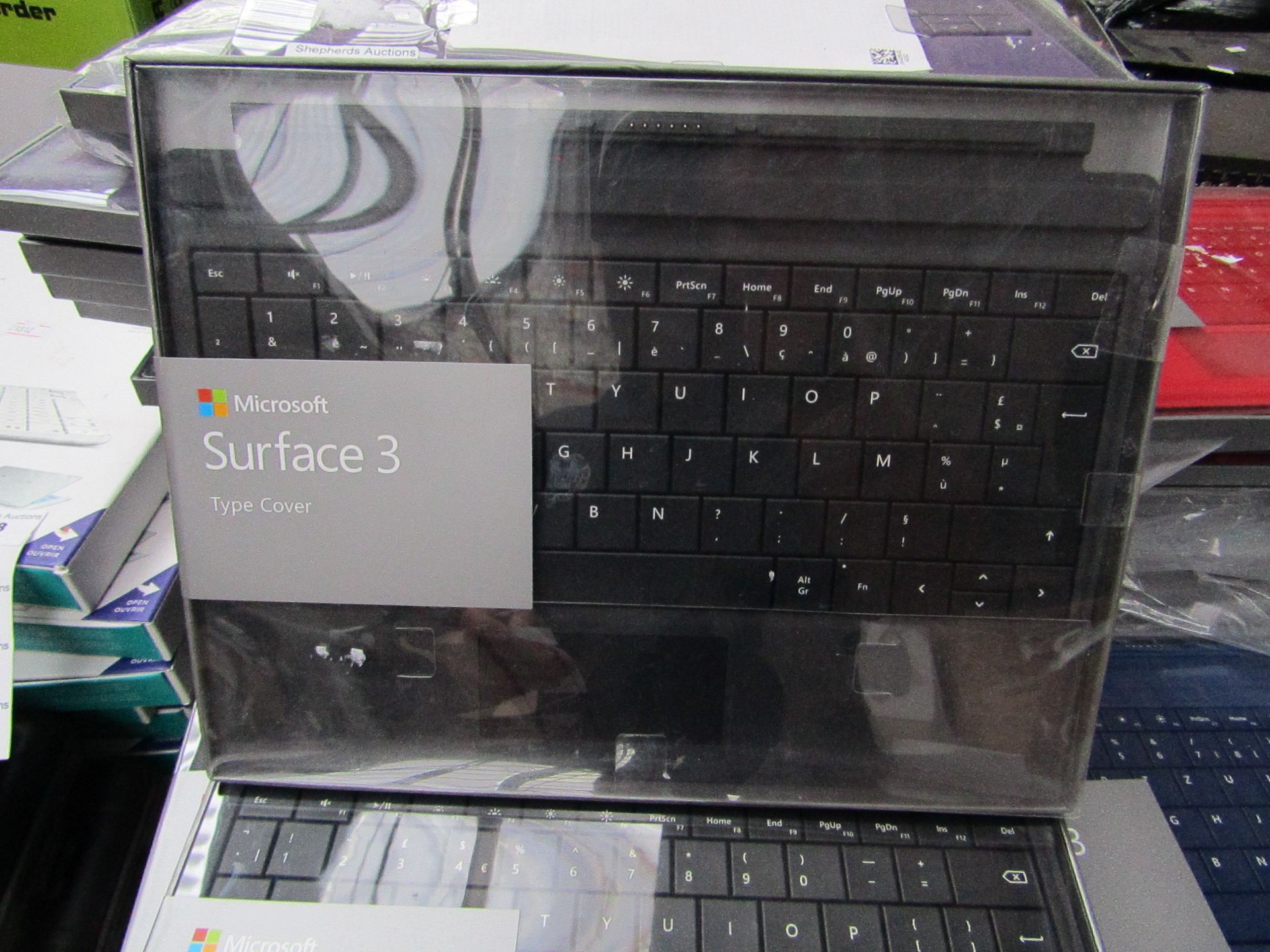 Microsoft Surface 3 Type cover, looks to be unused in original packaging but this is not