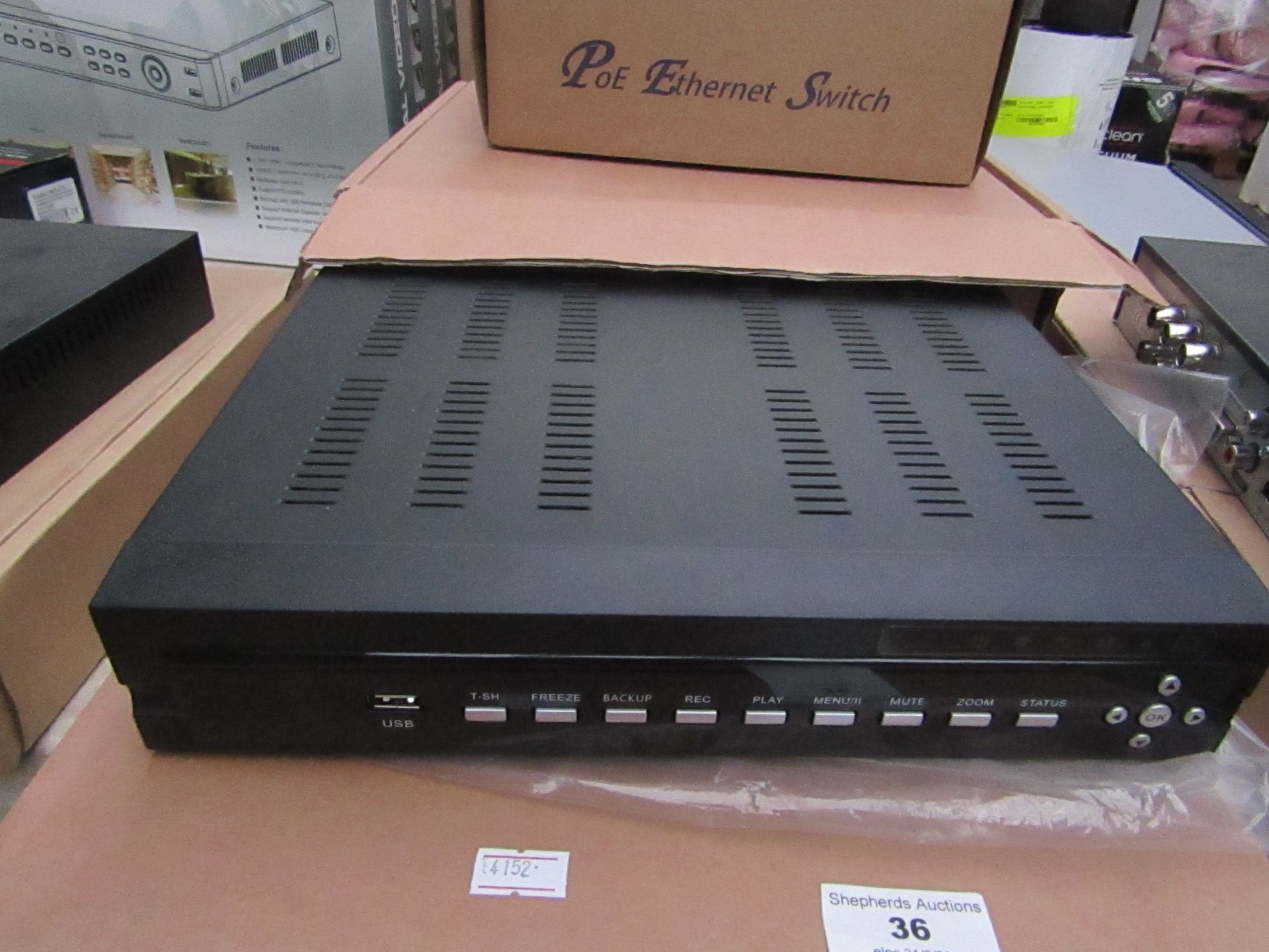 4/16 Channel DVR System - Untested & Boxed. | Compatible with digital cameras