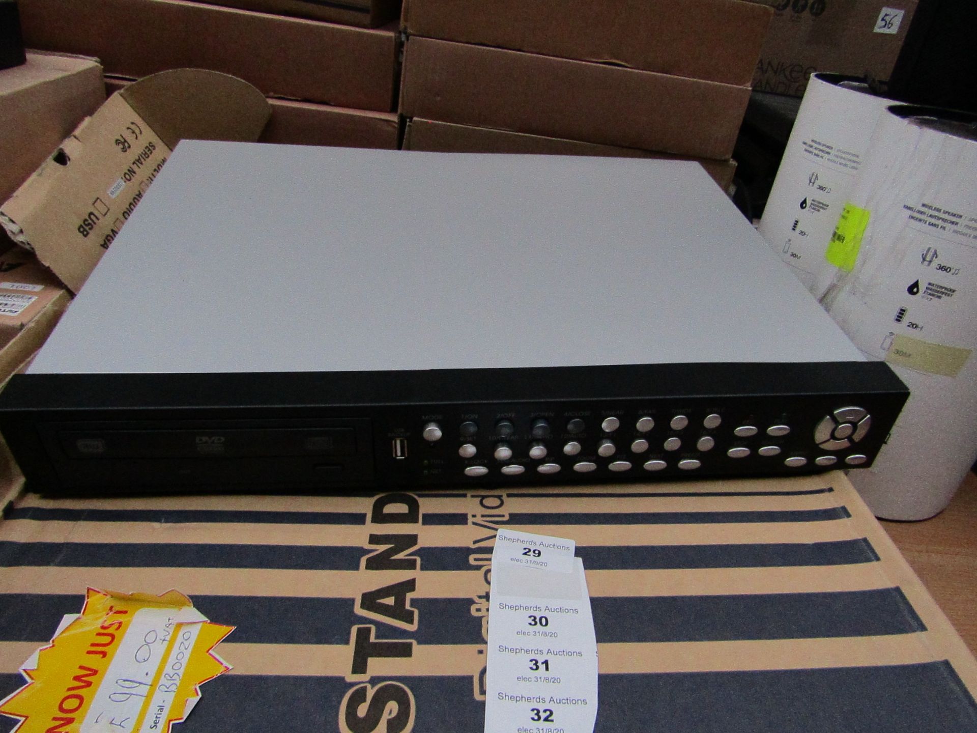 Stand - Alone 4 channel DVMR (Digital Video Multiplex Processor) - All Unchecked & Untested & Boxed.