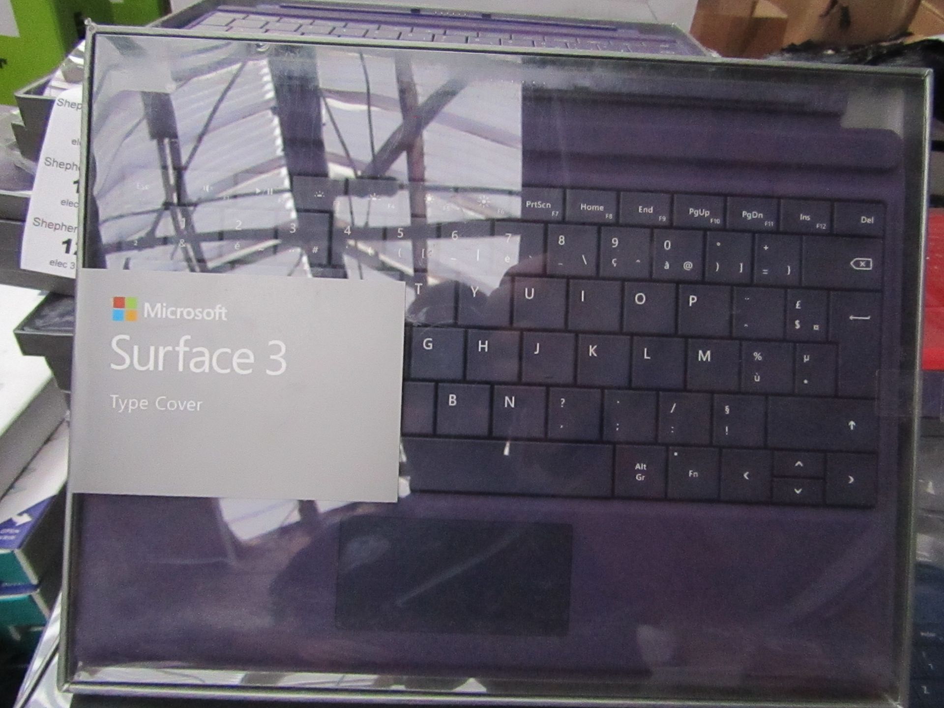 Microsoft Surface 3 Type cover, looks to be unused in original packaging but this is not