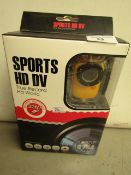 Sports HD DV Water Resistant 1080P Camera. Unused & Boxed.