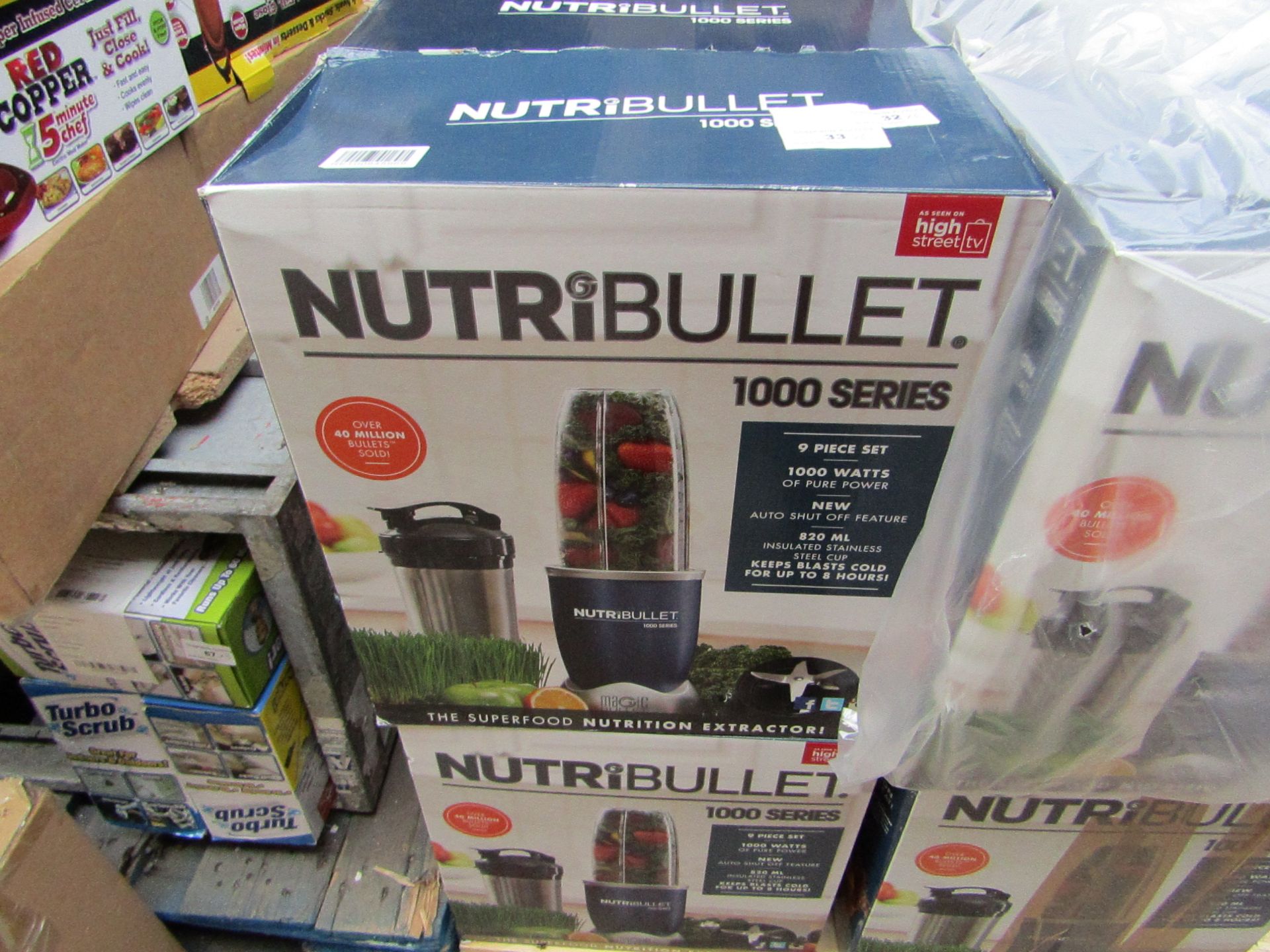 | 6X | NUTRI BULLET 1000 SERIES | UNCHECKED AND BOXED | NO ONLINE RESALE | SKU C5060191464734 |